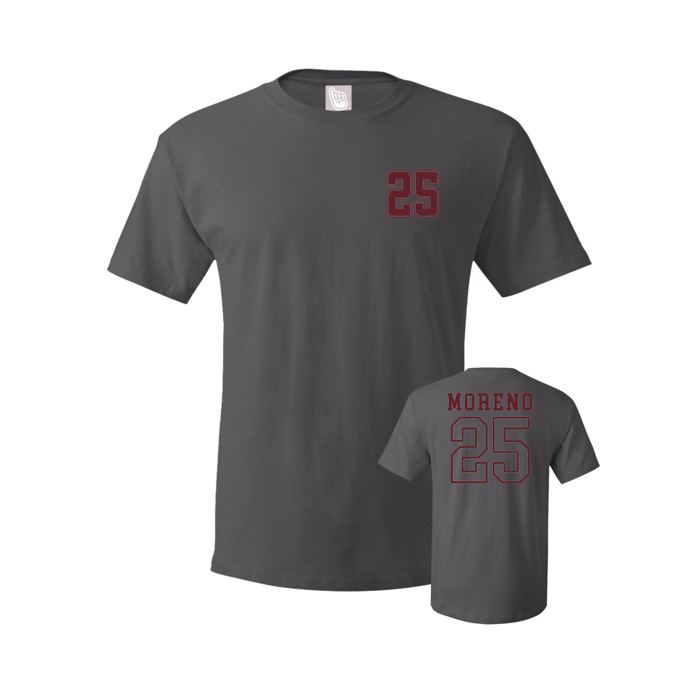 Tee — Chest Back in Grey