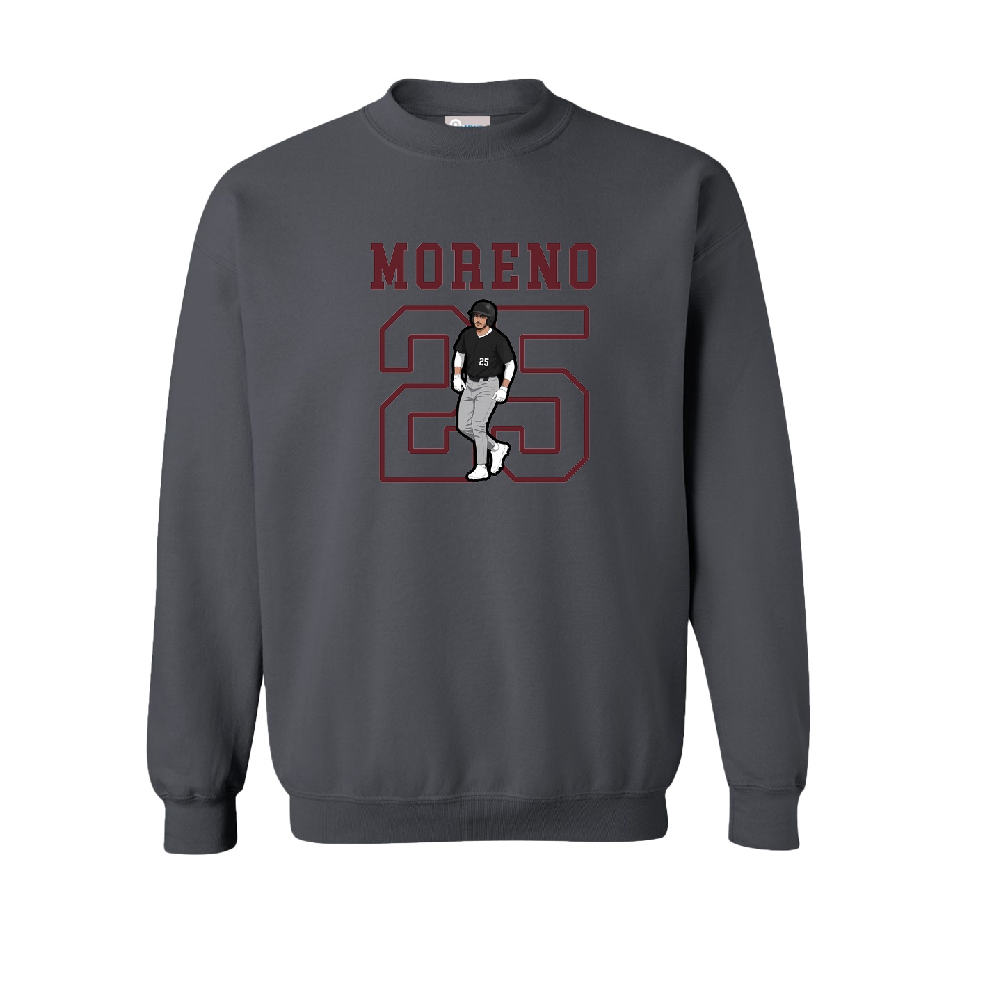 Fleece Crew — Shirsey in Grey