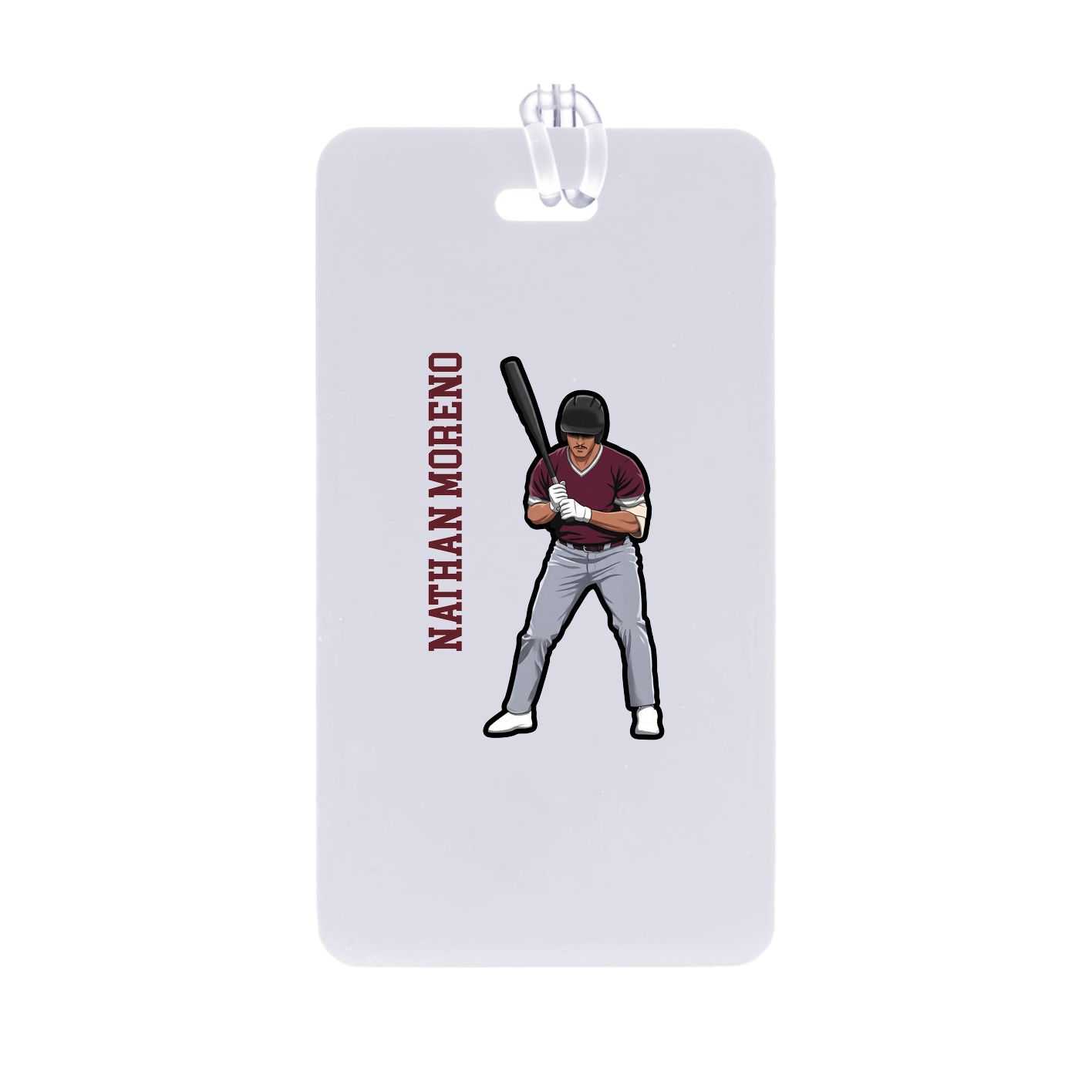 Bag Tag — Name Vertical in Classic