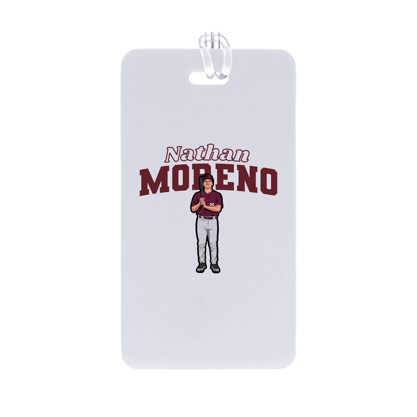 Bag Tag — Name Arch in Classic
