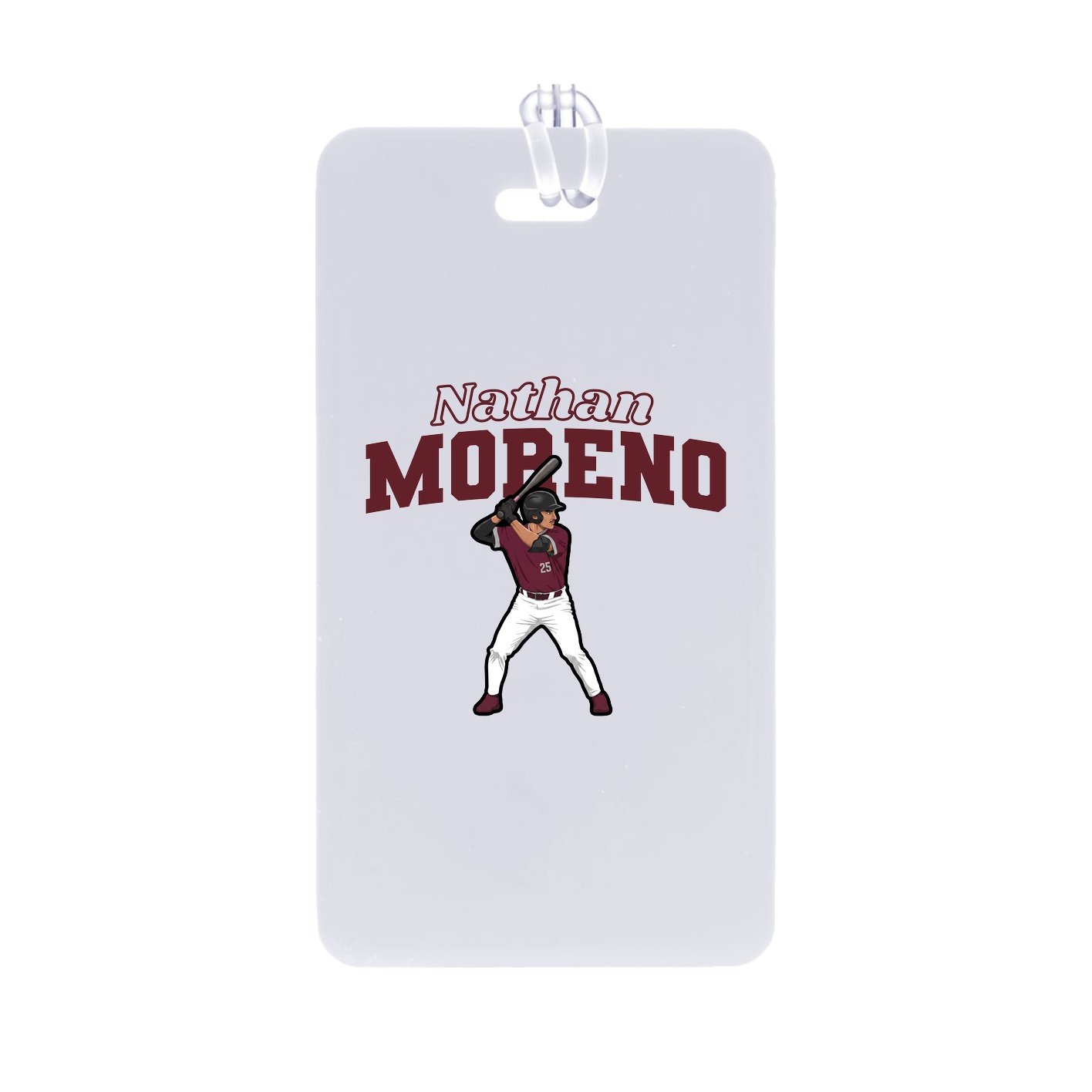 Bag Tag — Name Arch in Classic