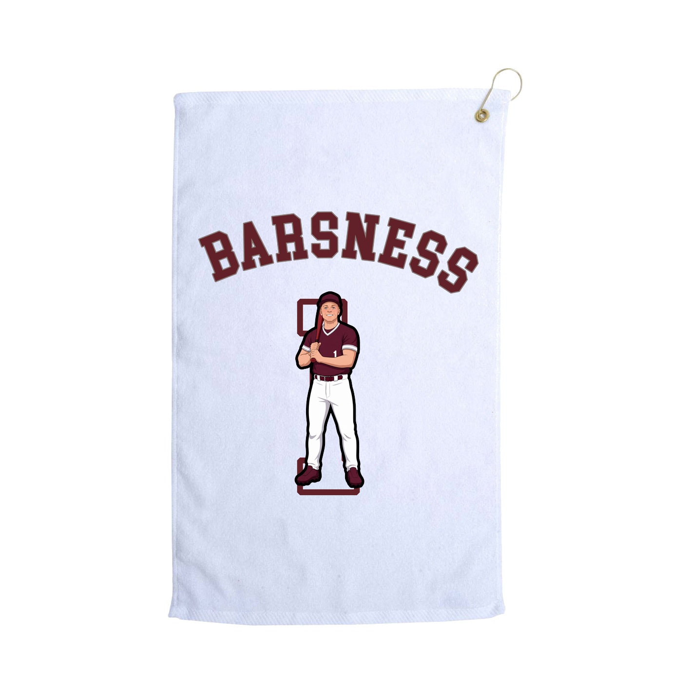 Golf Towel — Shirsey Arch in White