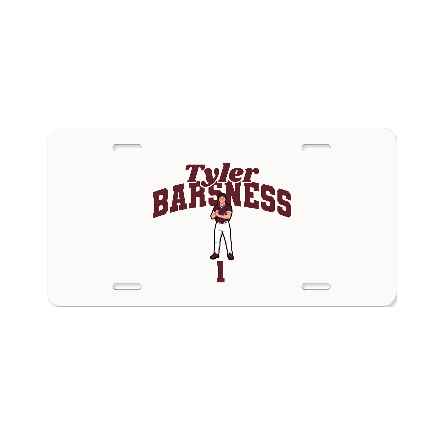 License Plate — Signature Arch in Classic