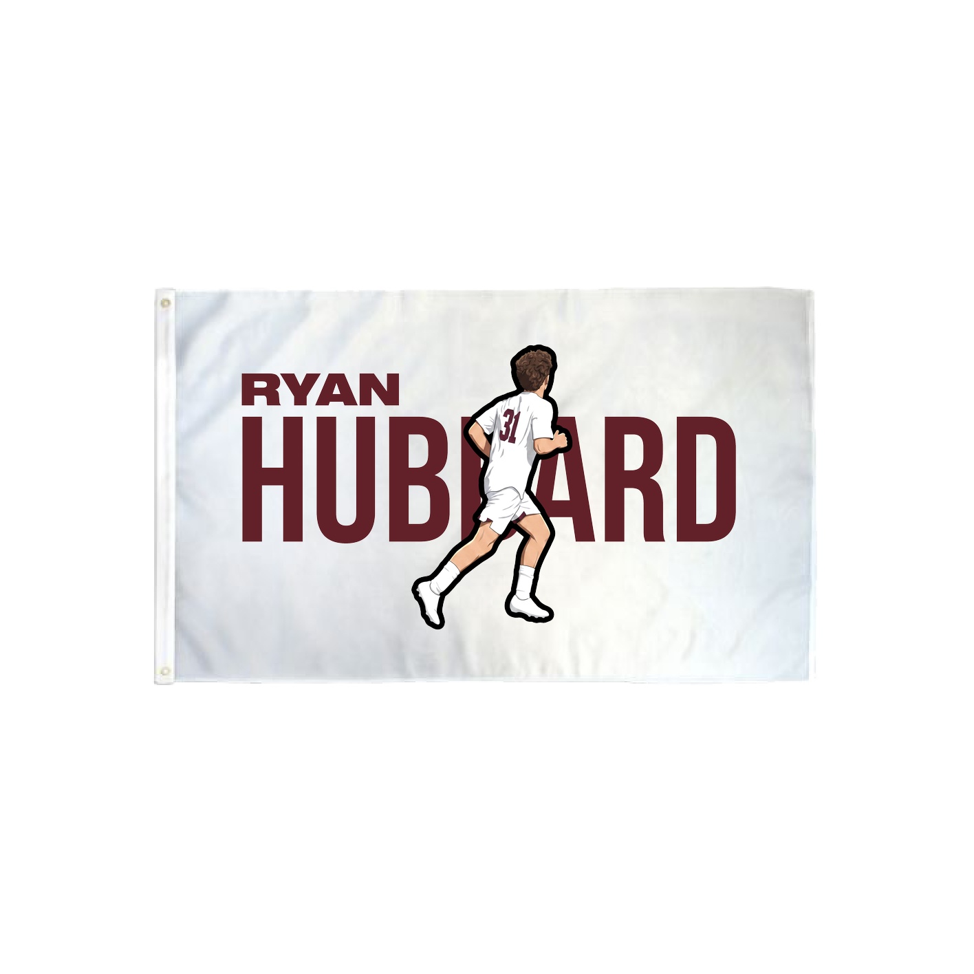 3x5 Flag — Player Name in Classic