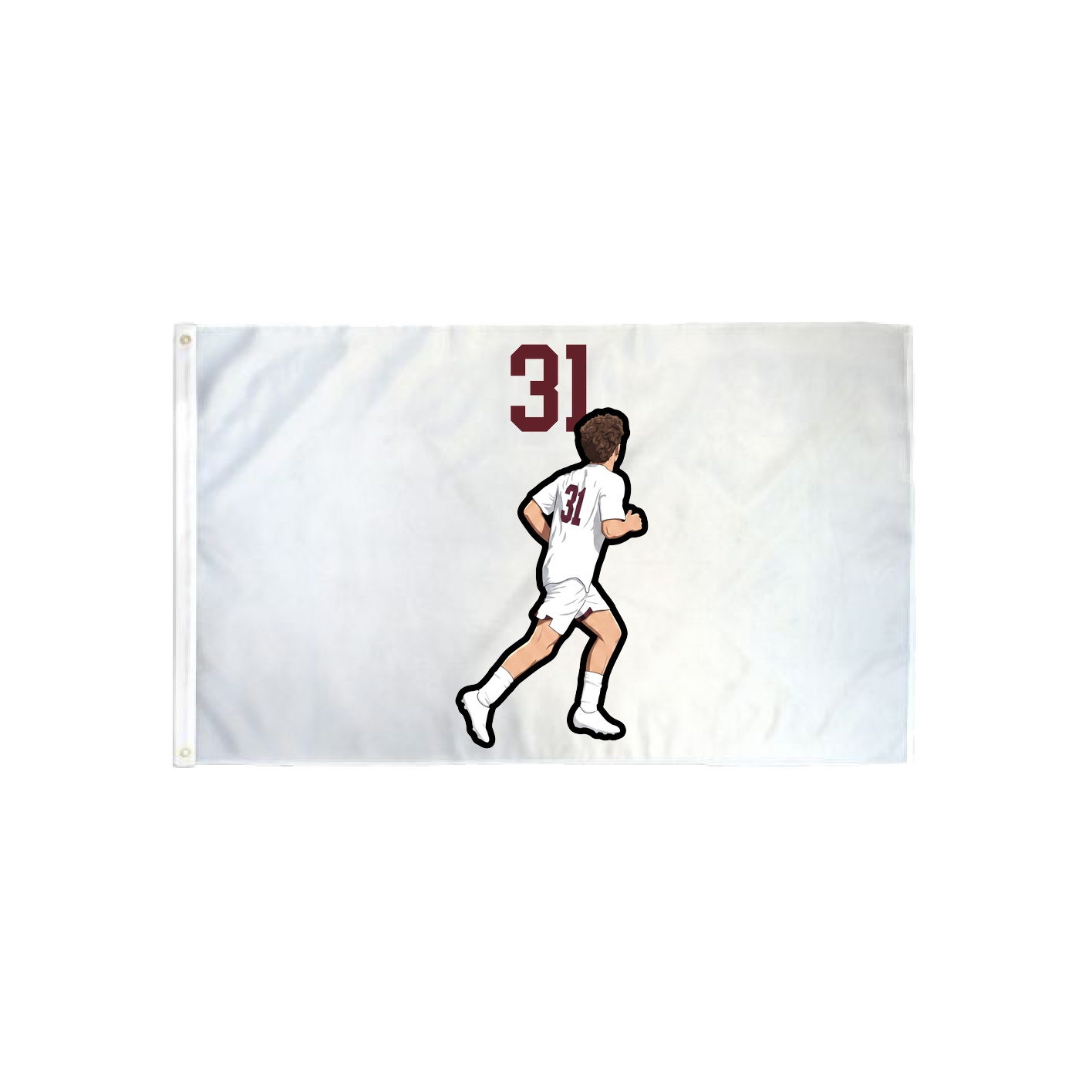 3x5 Flag — Number Top in Classic