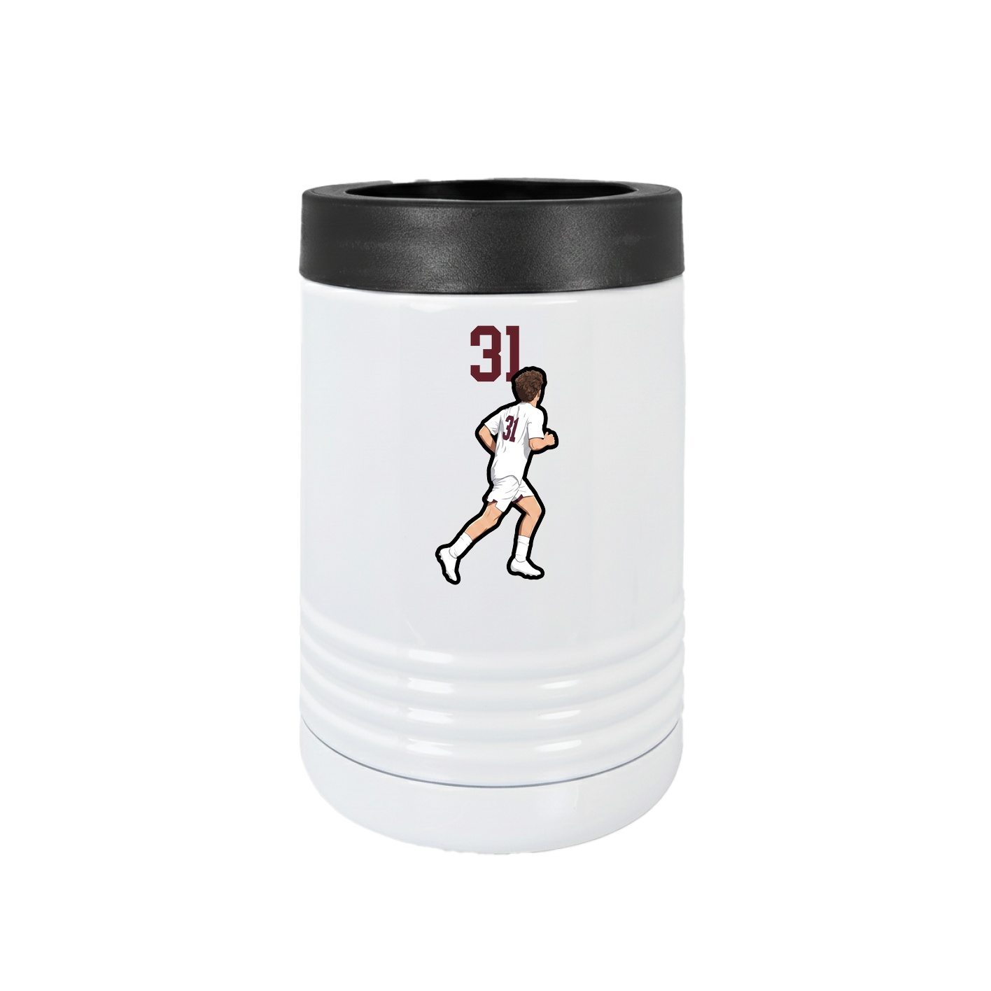 Beverage Holder — Number Top in White