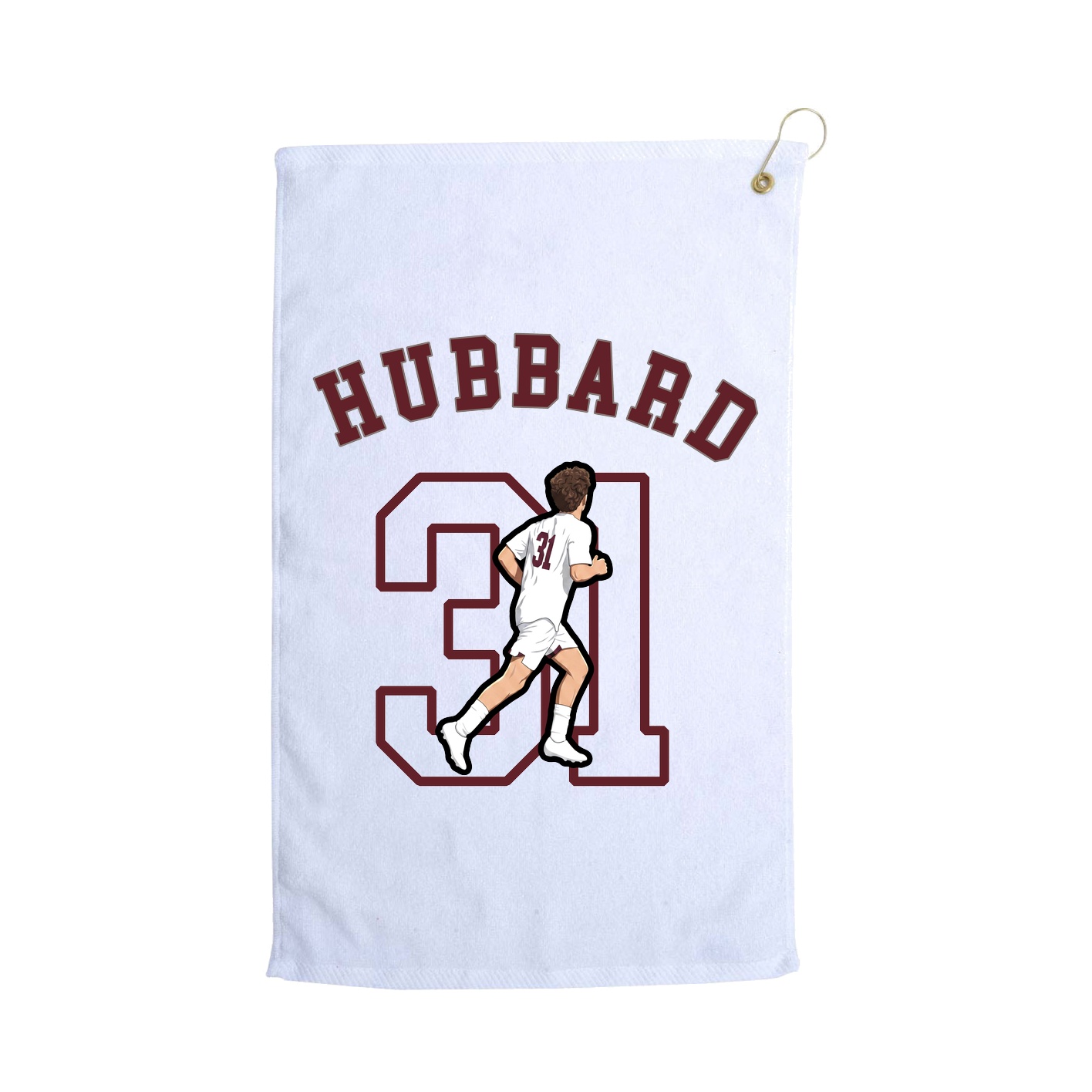 Golf Towel — Shirsey Arch in White