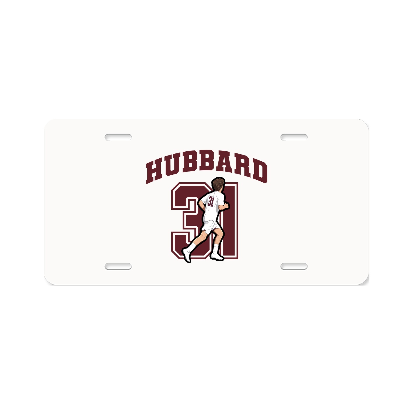 License Plate — Number in Classic