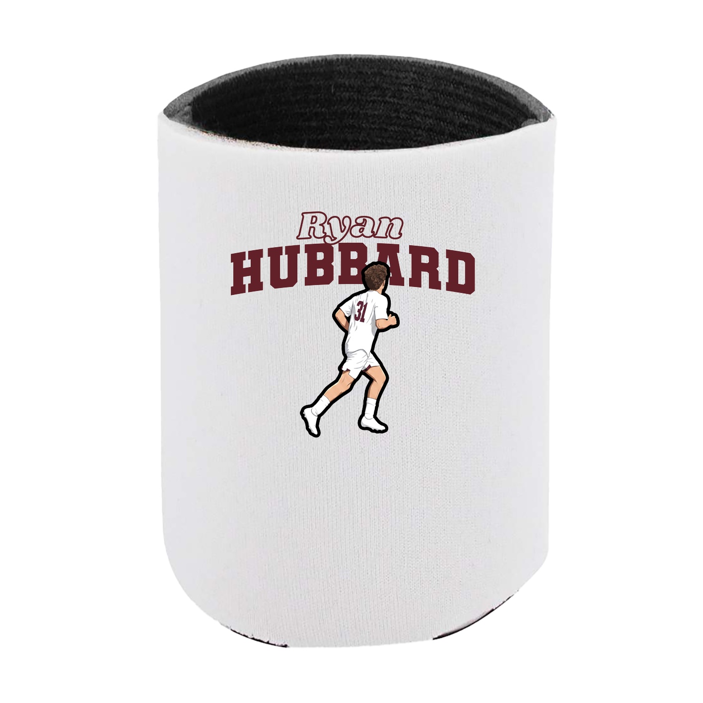 Can Holder — Name Arch in White