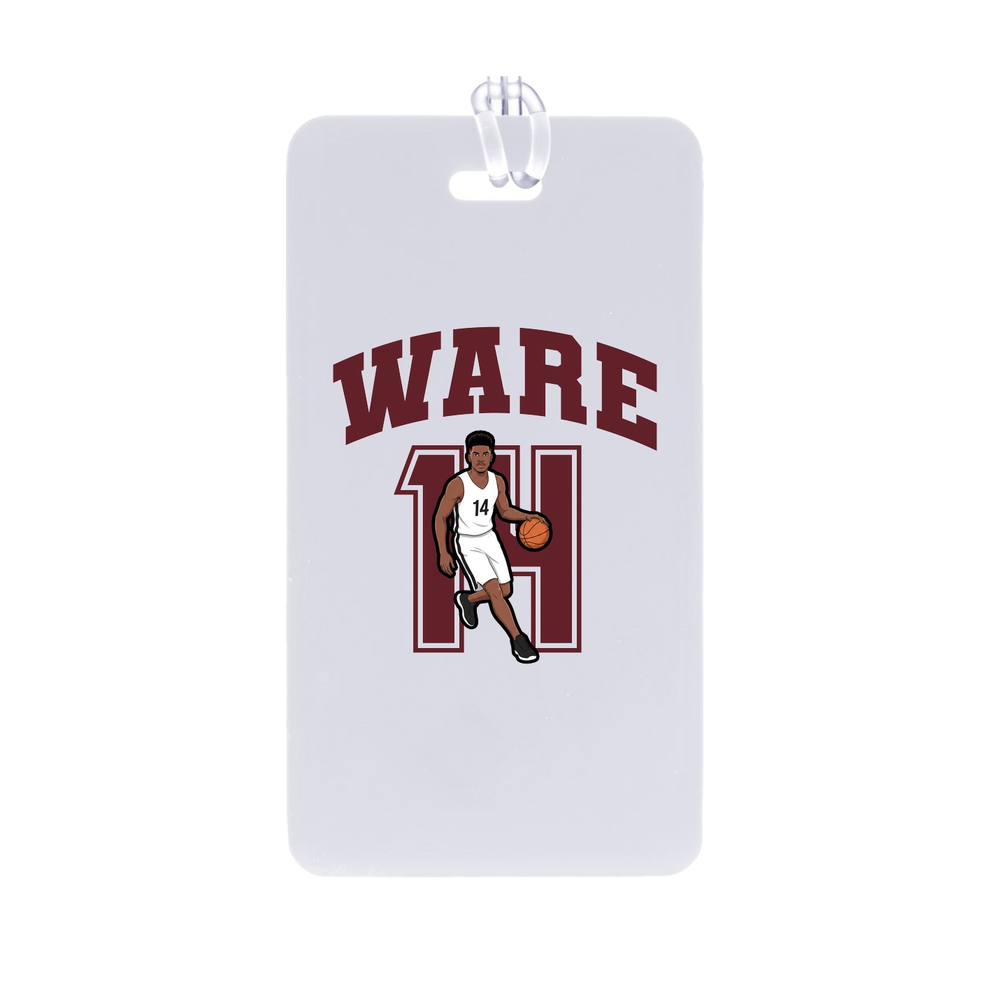 Bag Tag — Number in Classic