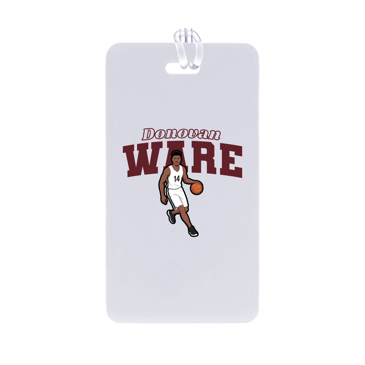 Bag Tag — Name Arch in Classic