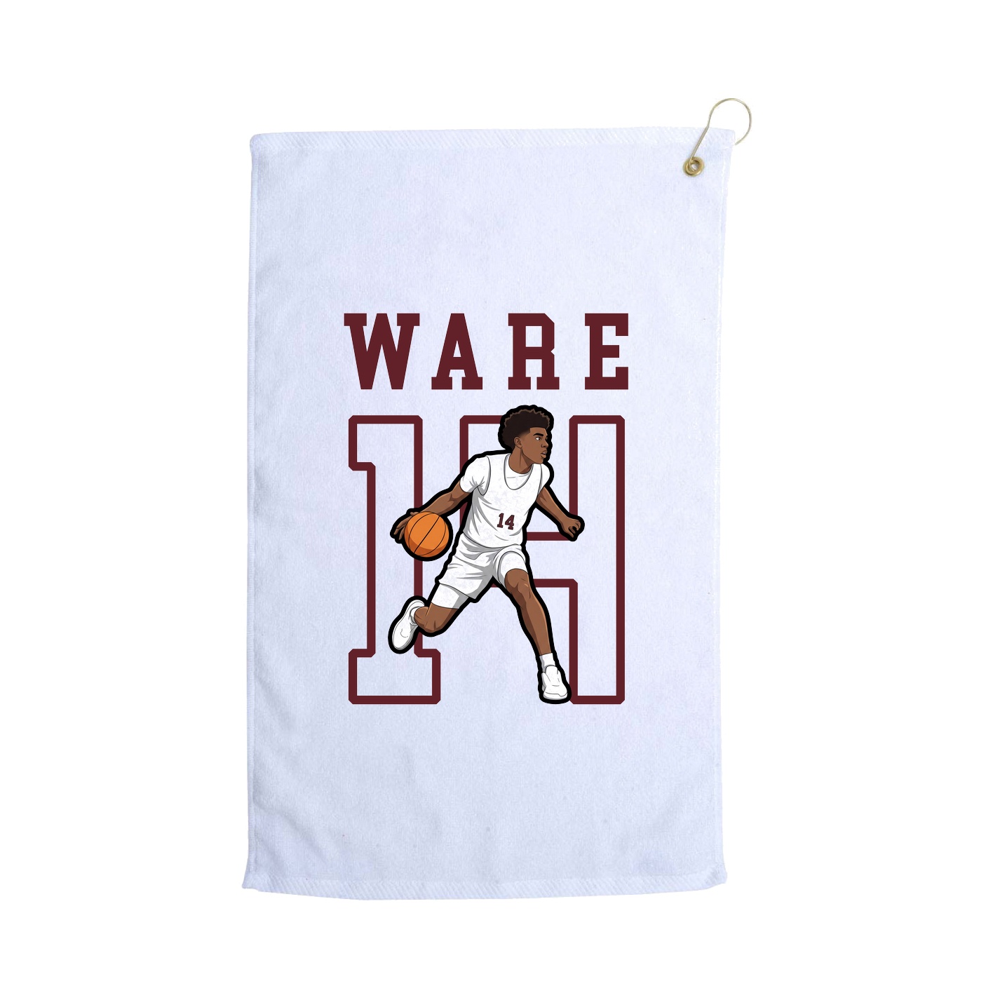 Golf Towel — Shirsey in White