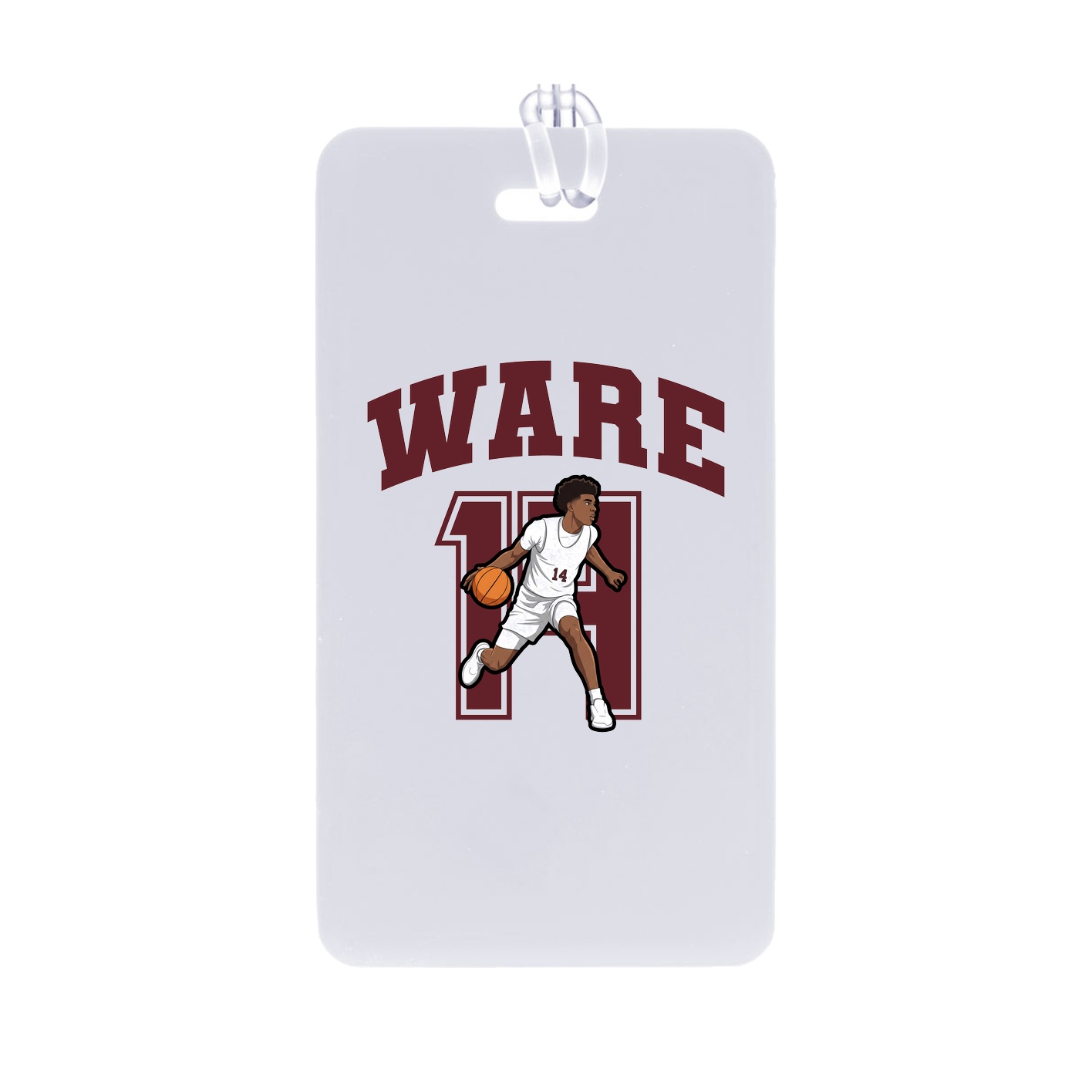 Bag Tag — Number in Classic