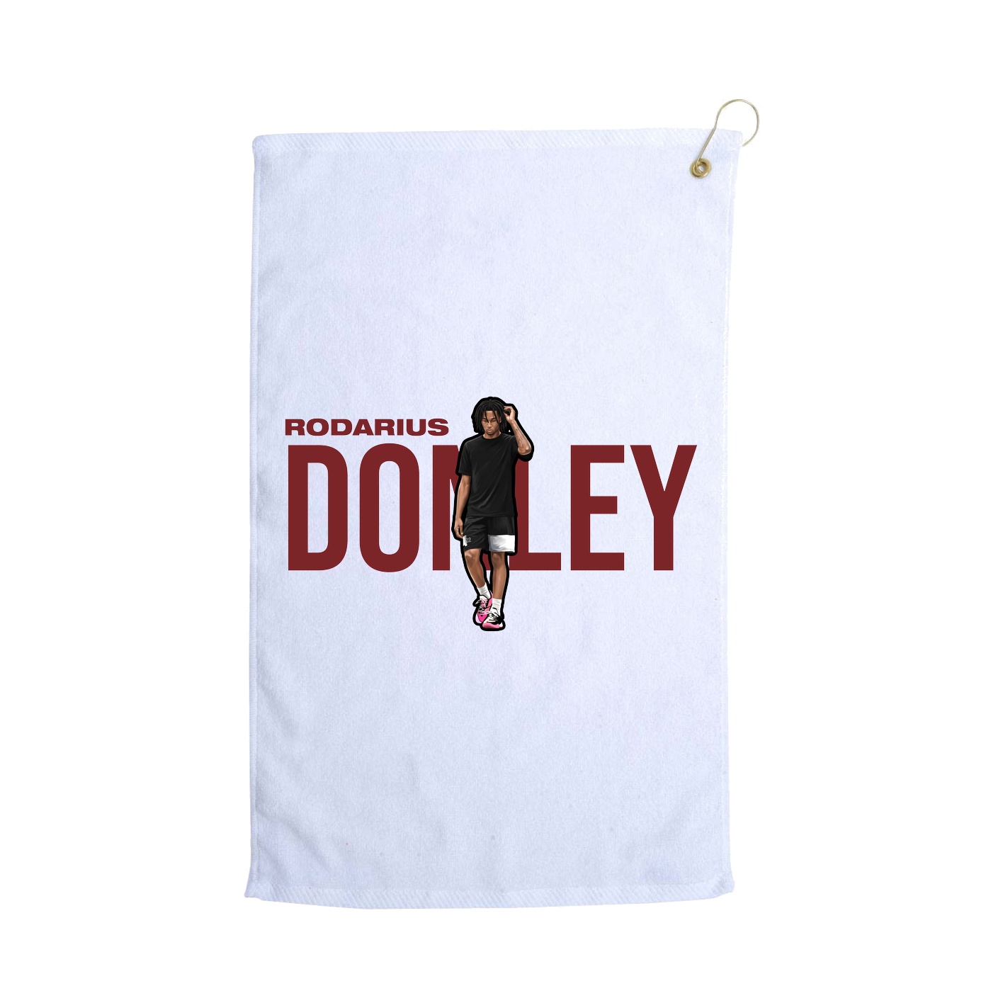 Golf Towel — Player Name in White