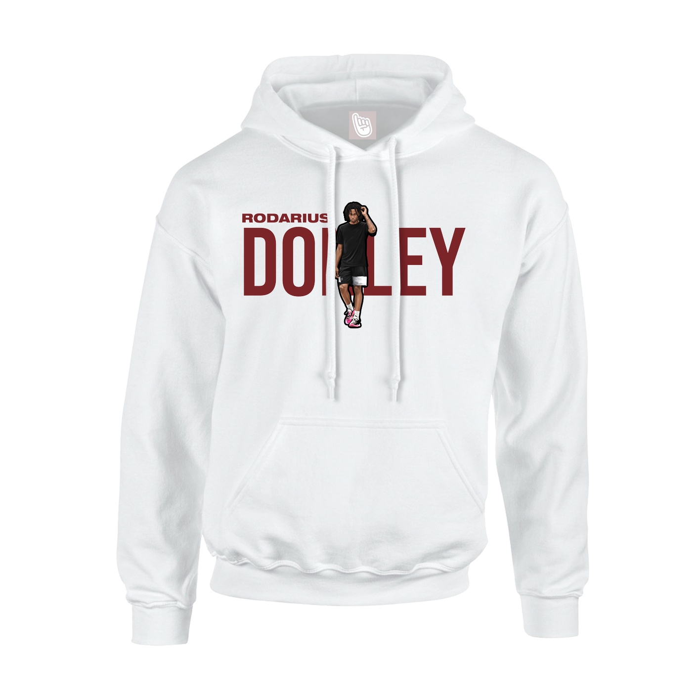 Hoodie — Player Name in White