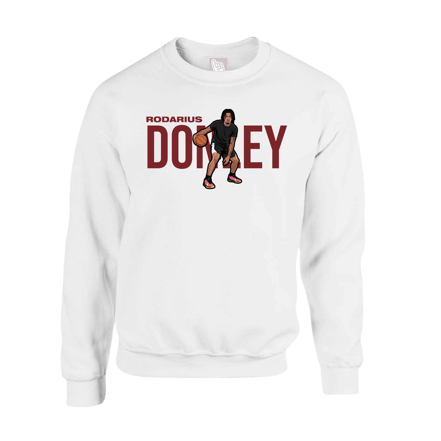 Fleece Crew — Player Name in White