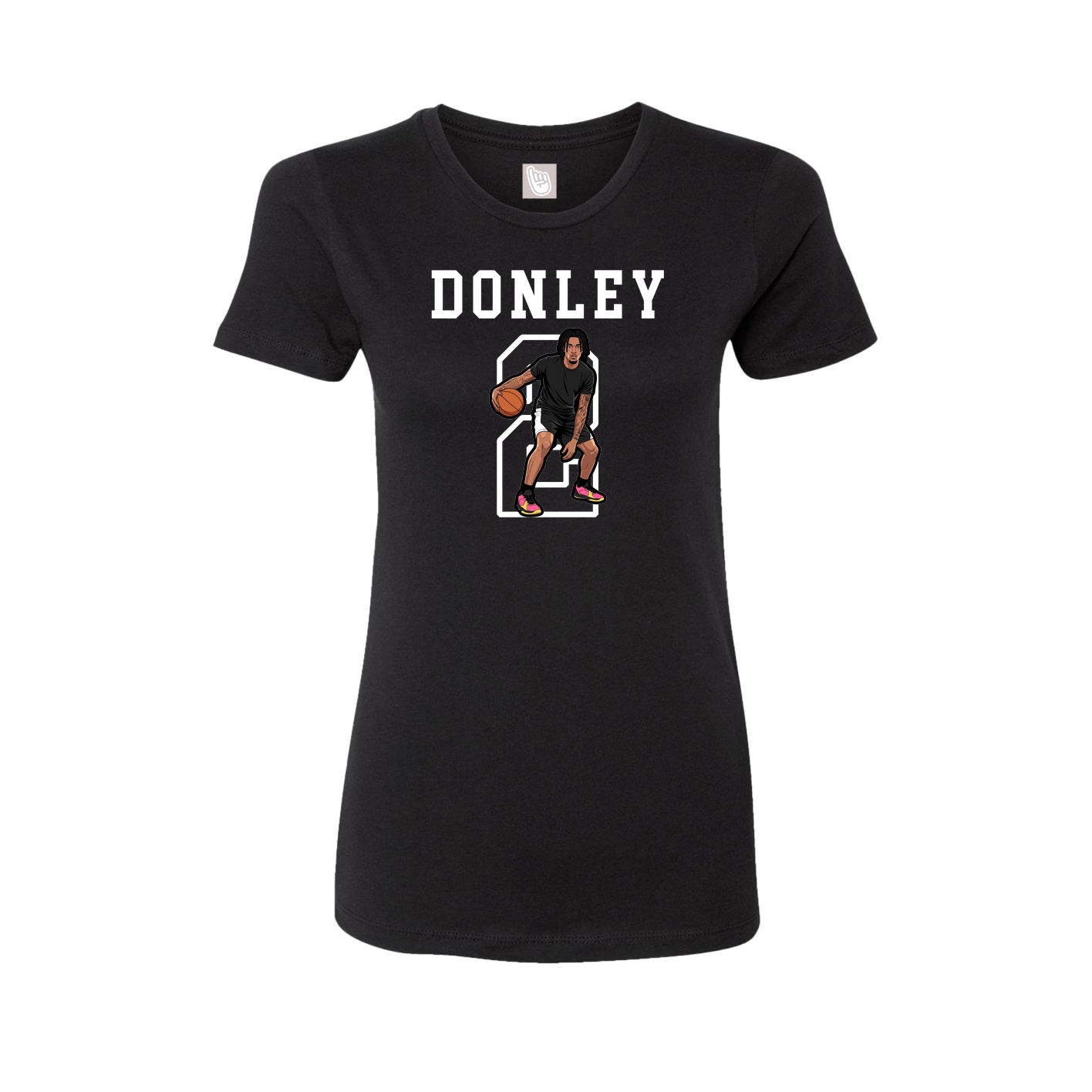 Fitted Women's Tee — Shirsey in Black