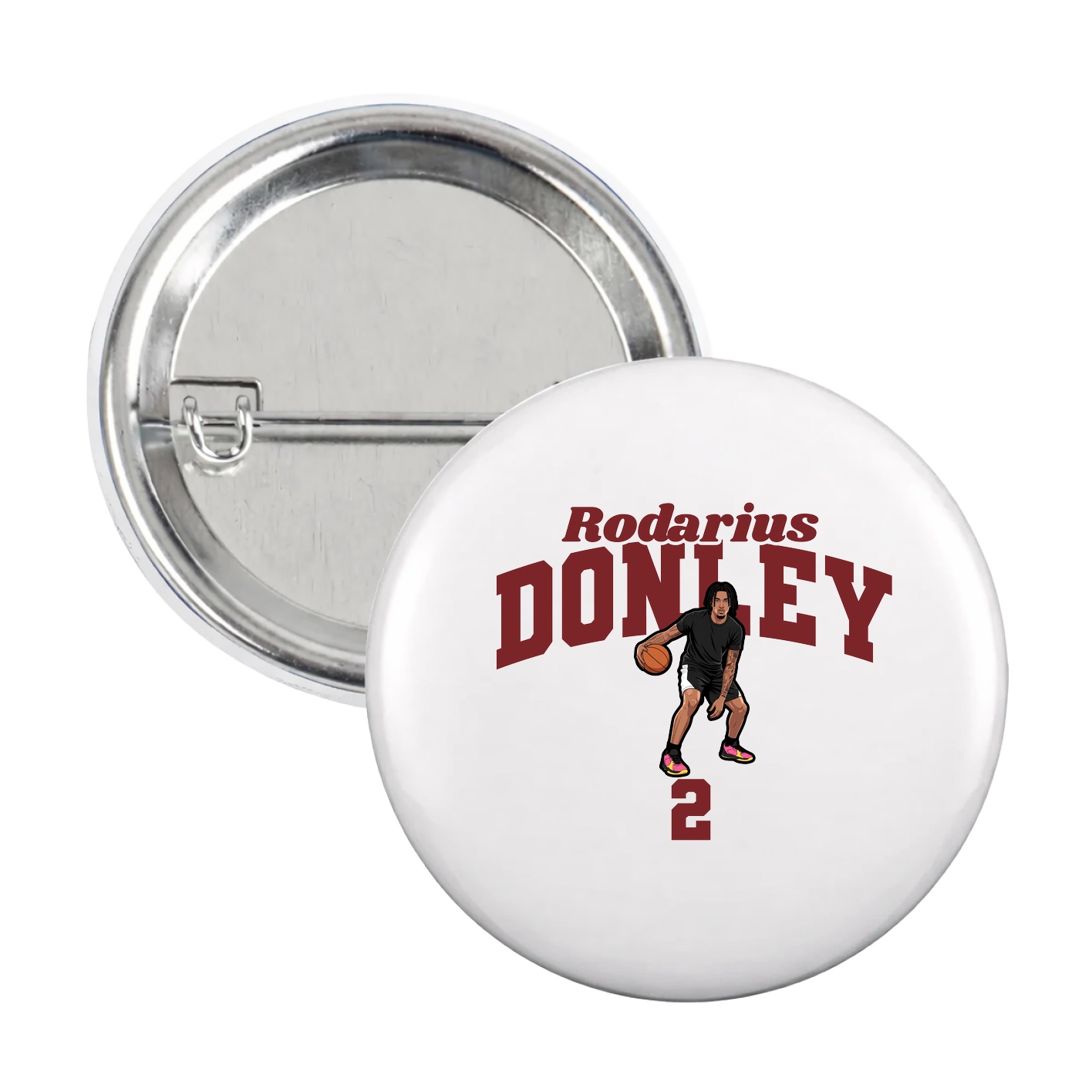 Game Day Button — Signature Arch in White