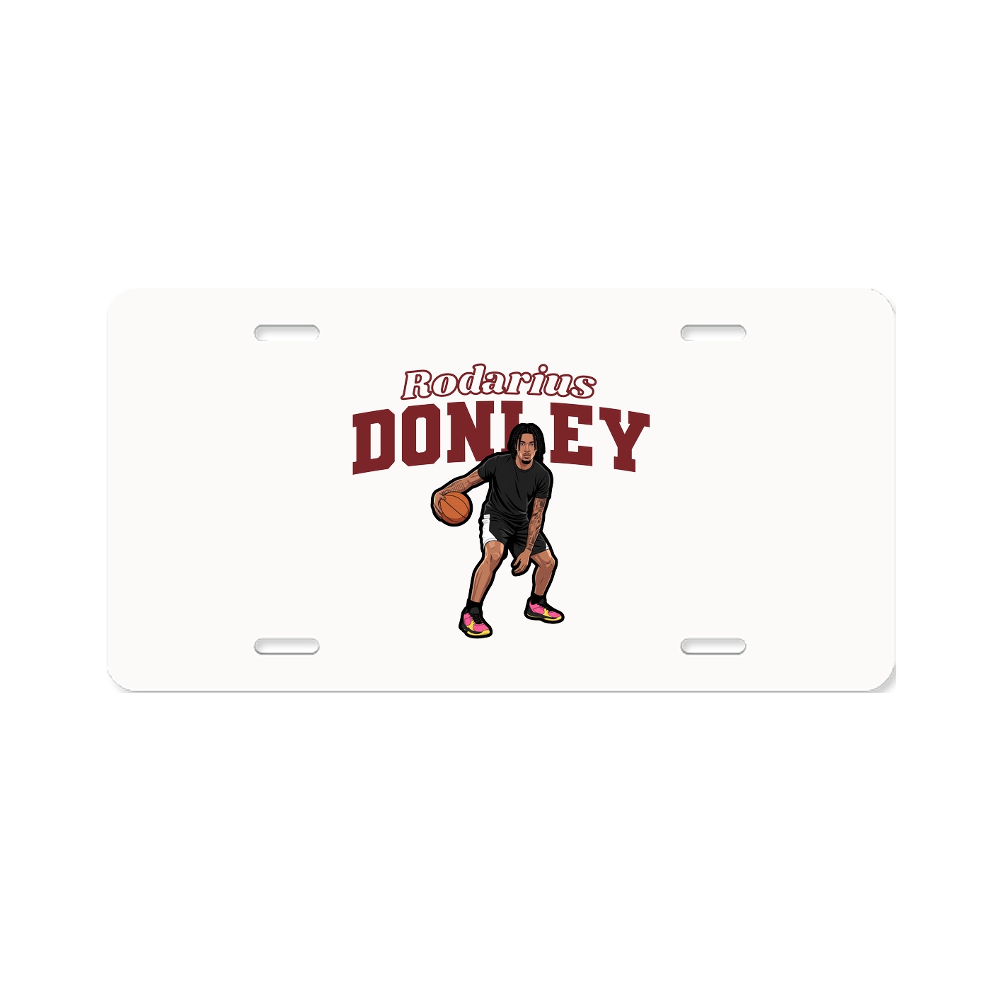 License Plate — Name Arch in Classic