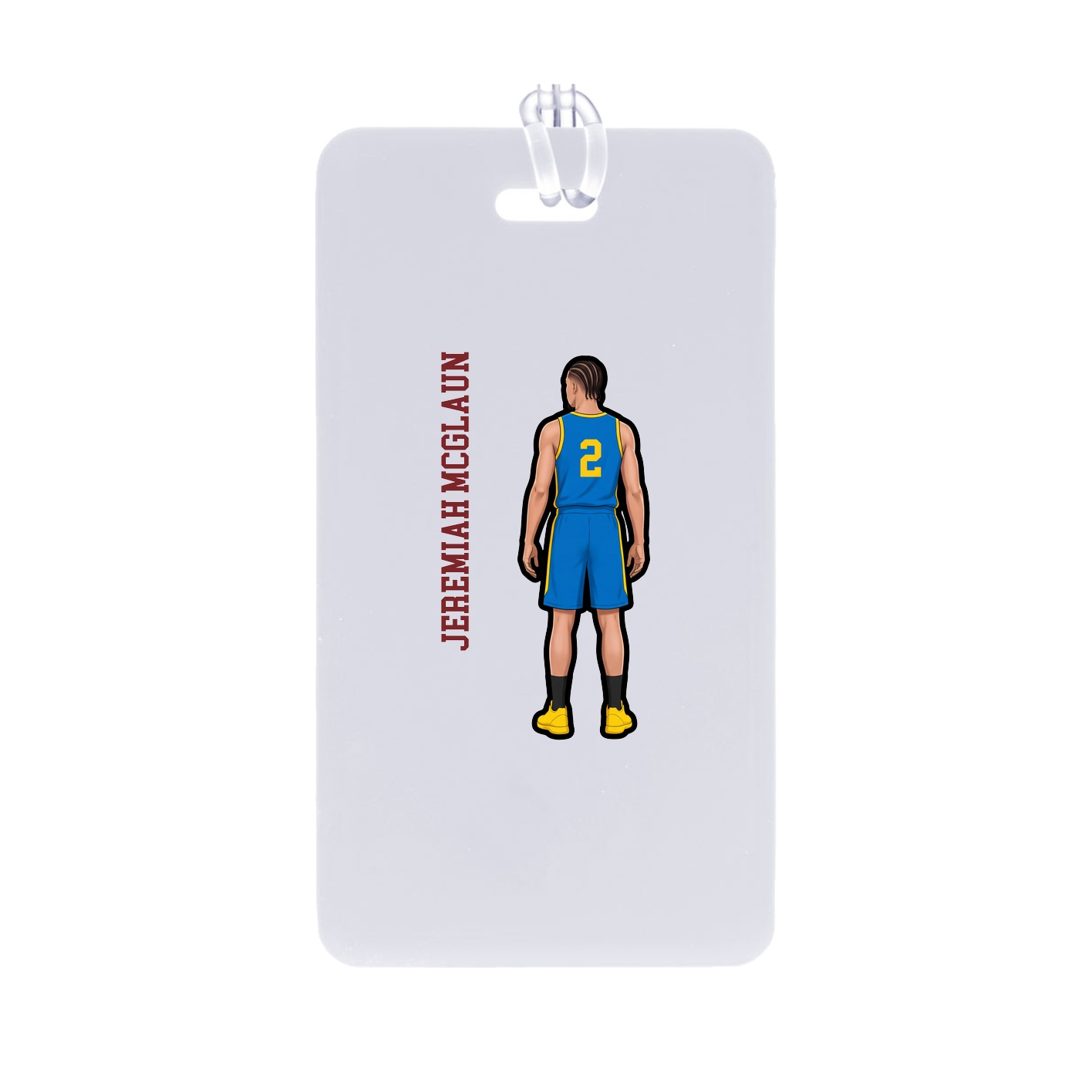 Bag Tag — Name Vertical in Classic