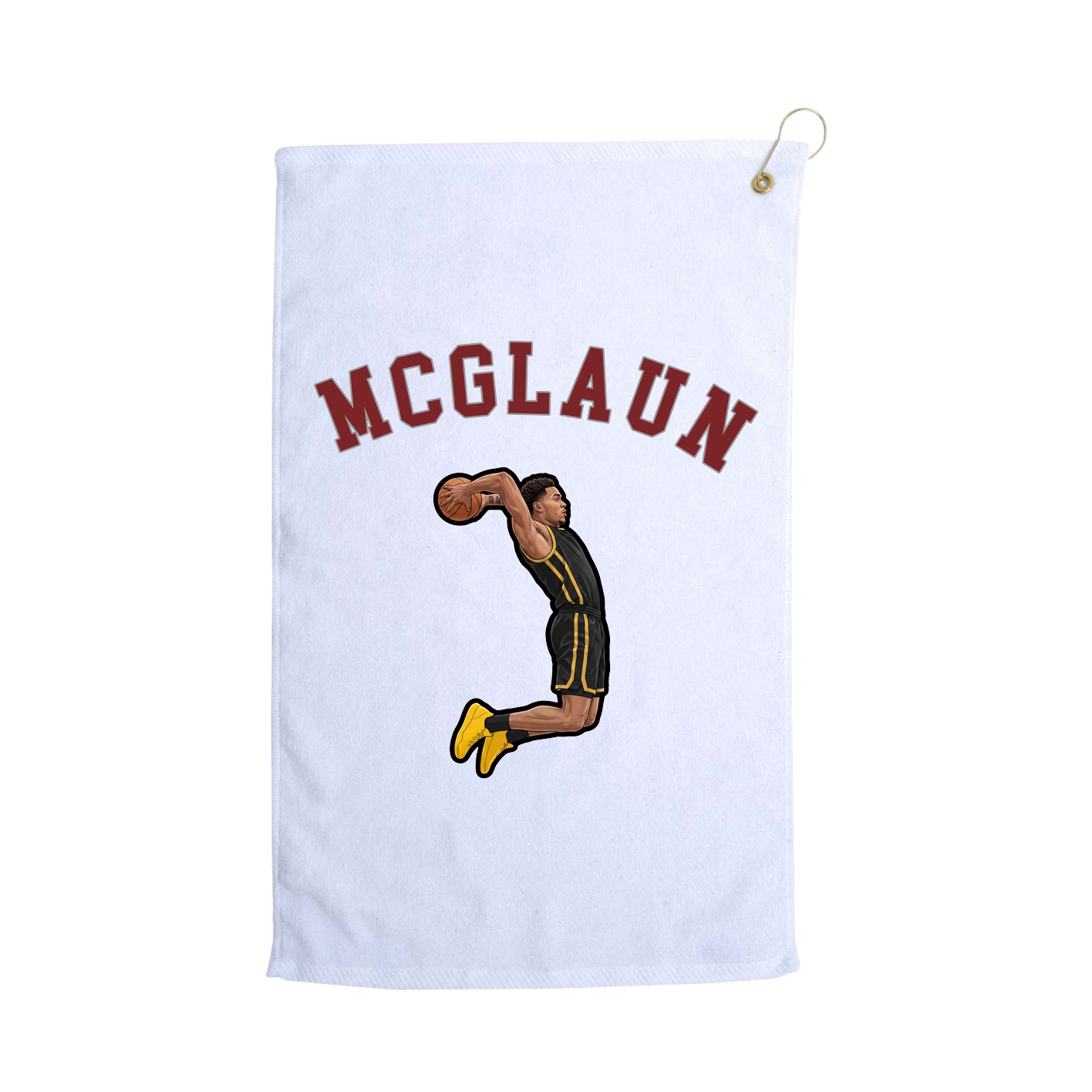 Golf Towel — Shirsey Arch in White