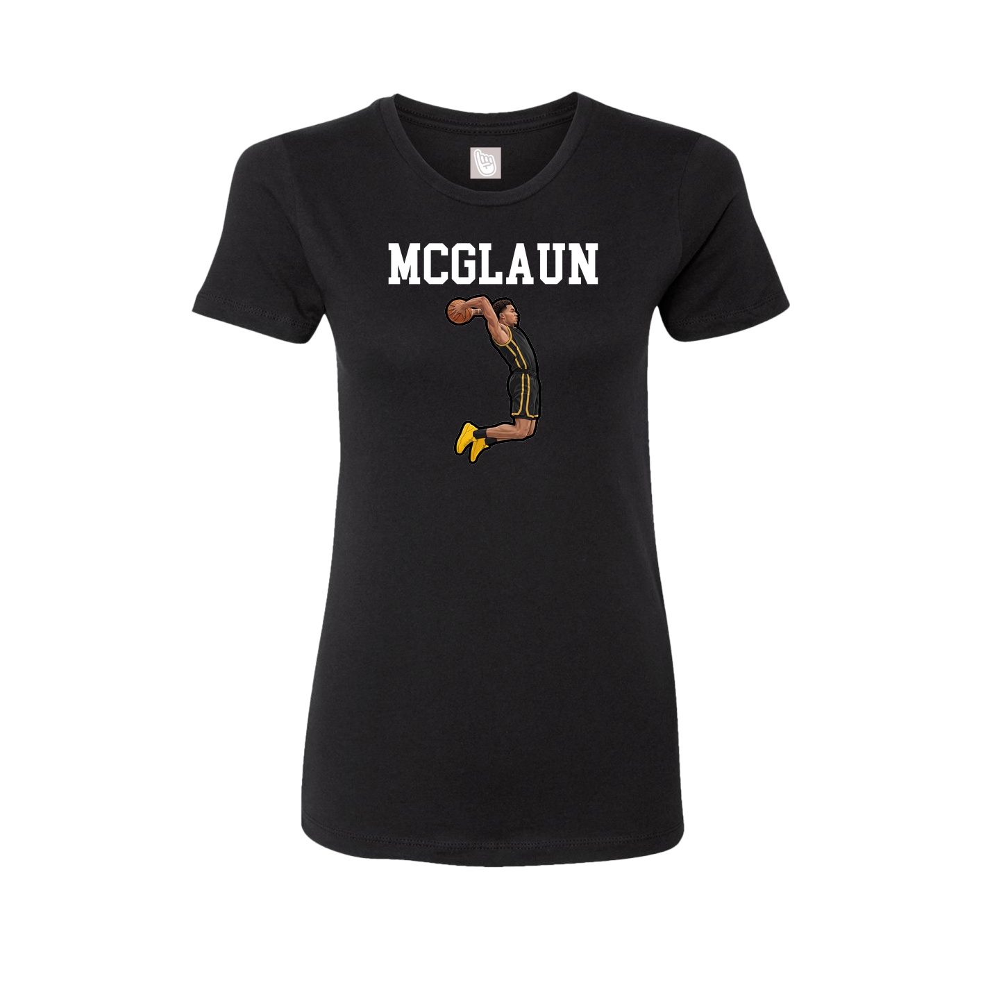 Fitted Women's Tee — Shirsey in Black