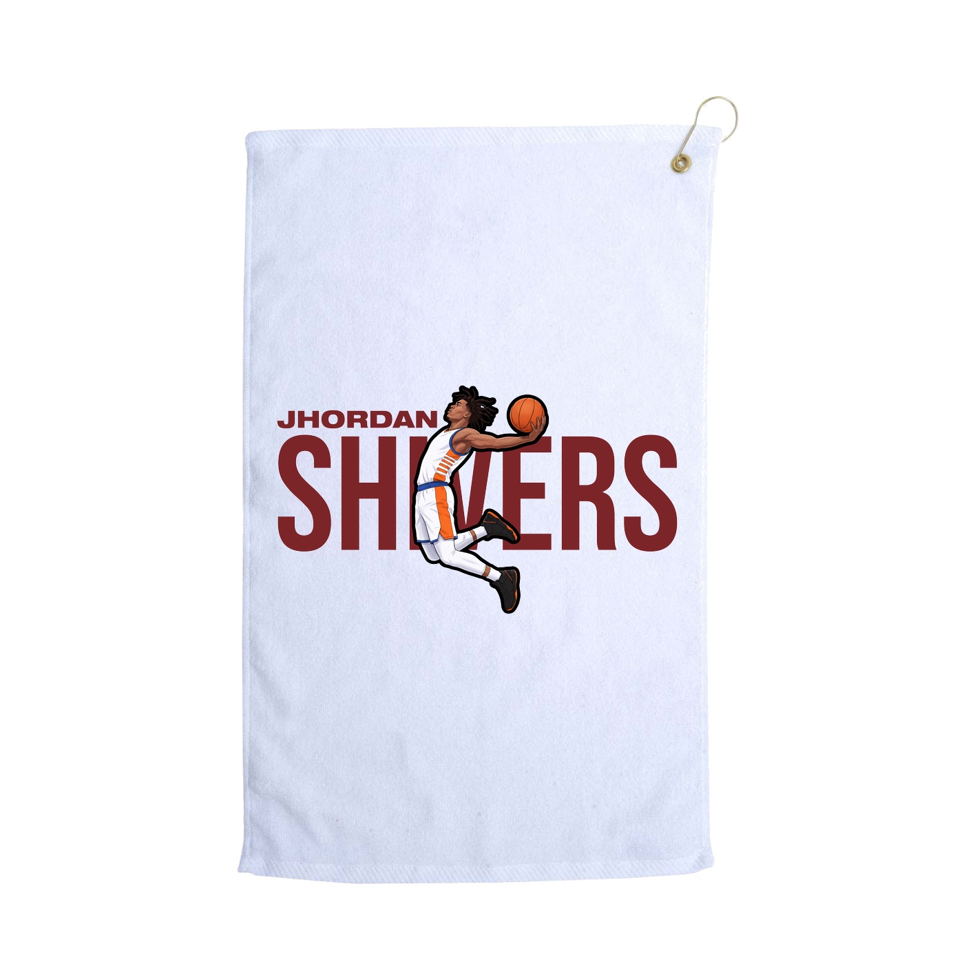 Golf Towel — Player Name in White