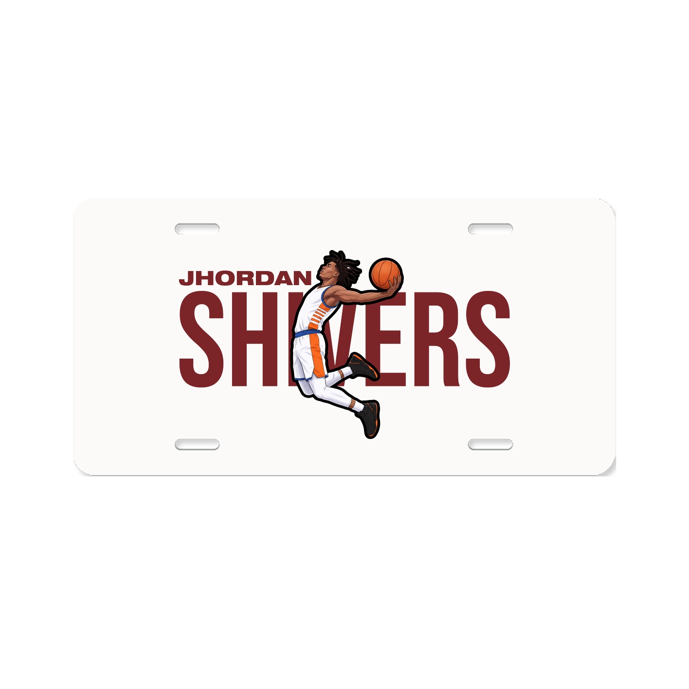 License Plate — Player Name in Classic