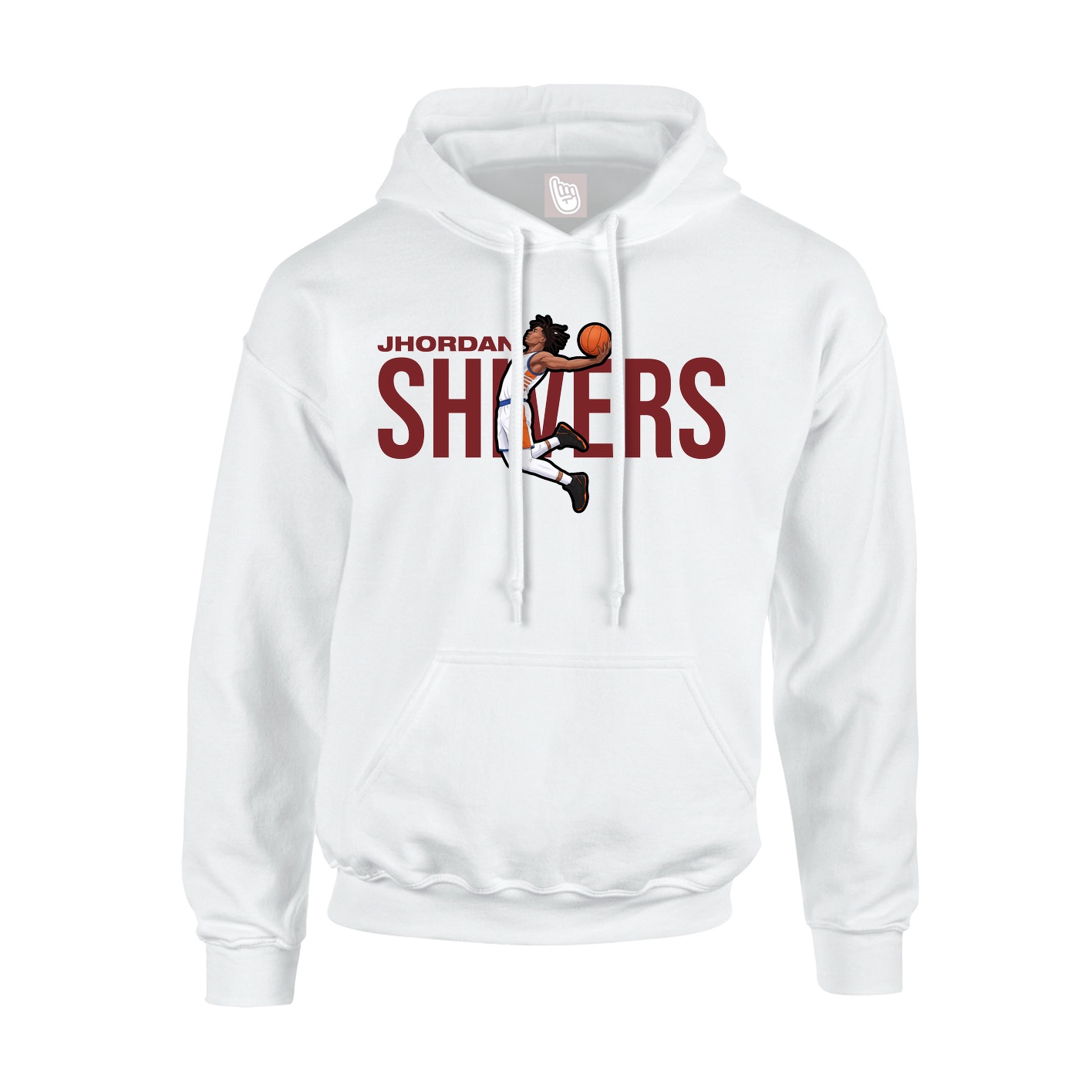 Hoodie — Player Name in White