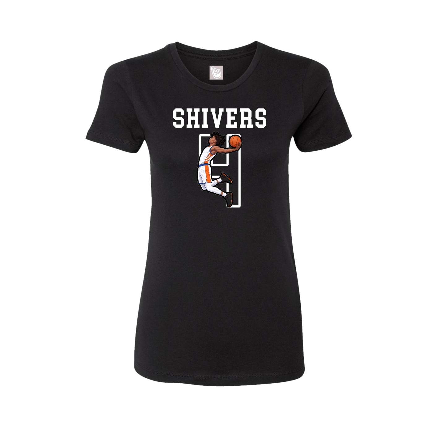 Fitted Women's Tee — Shirsey in Black
