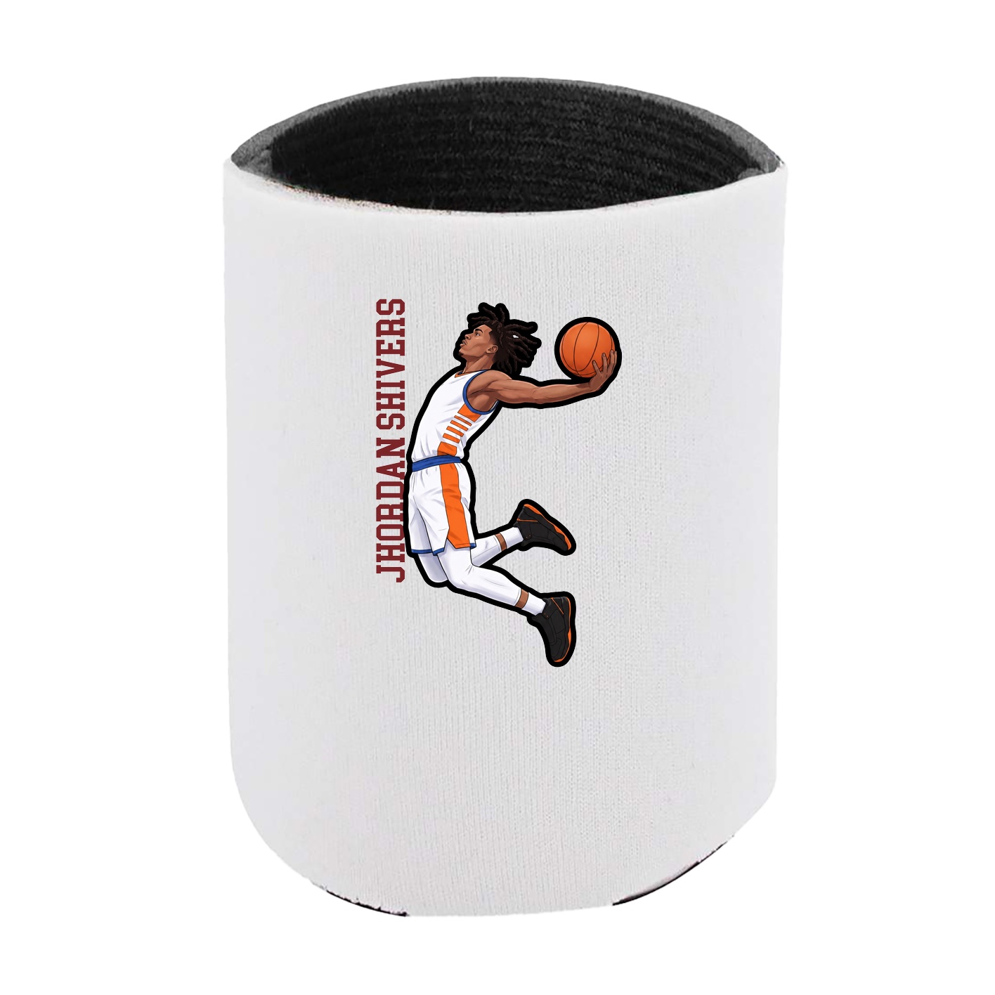 Can Holder — Name Vertical in White