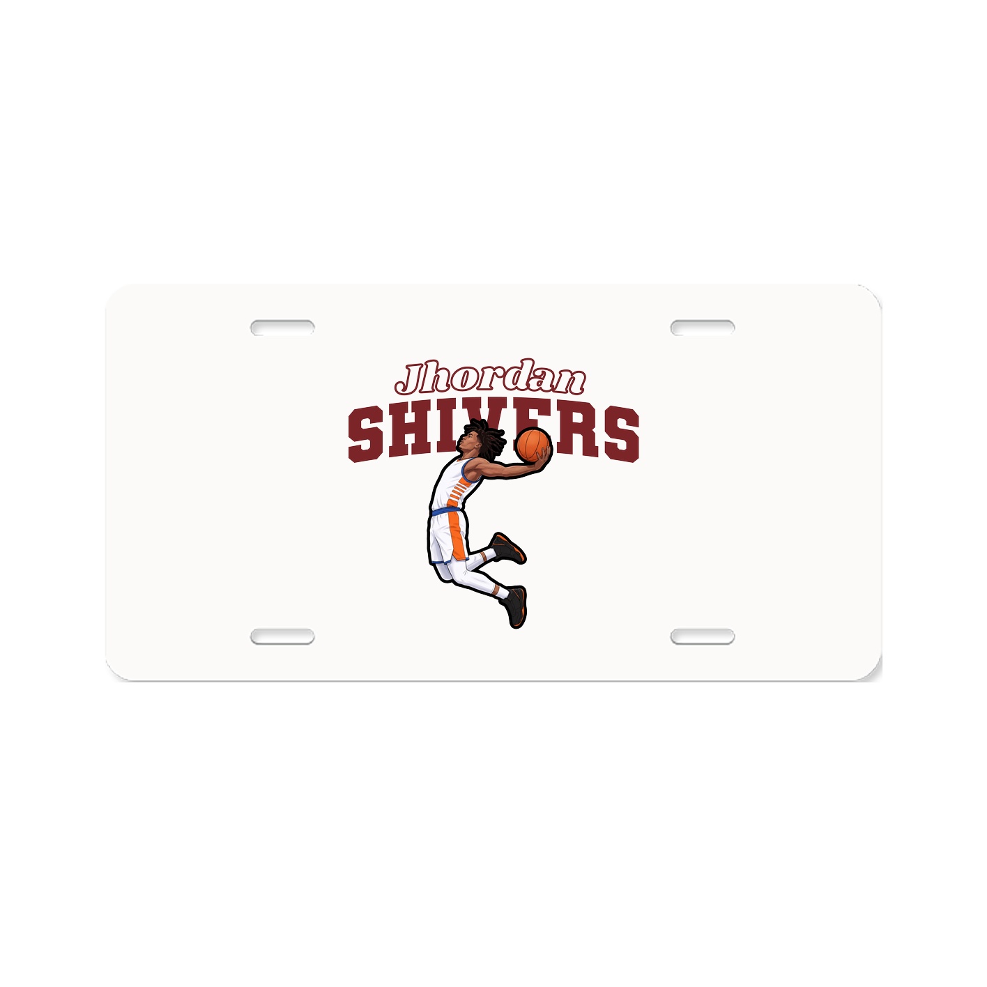 License Plate — Name Arch in Classic