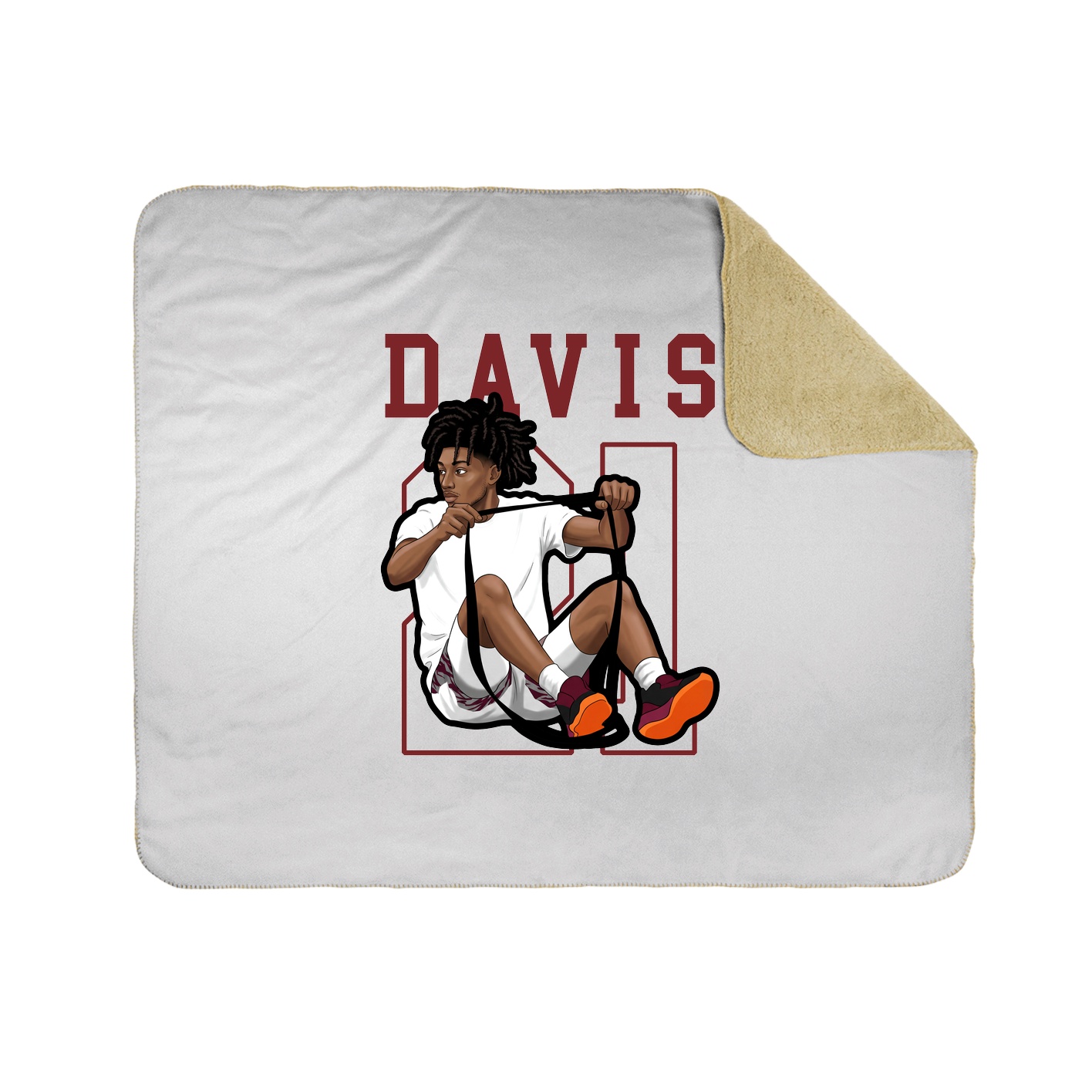 Throw Blanket — Shirsey in White