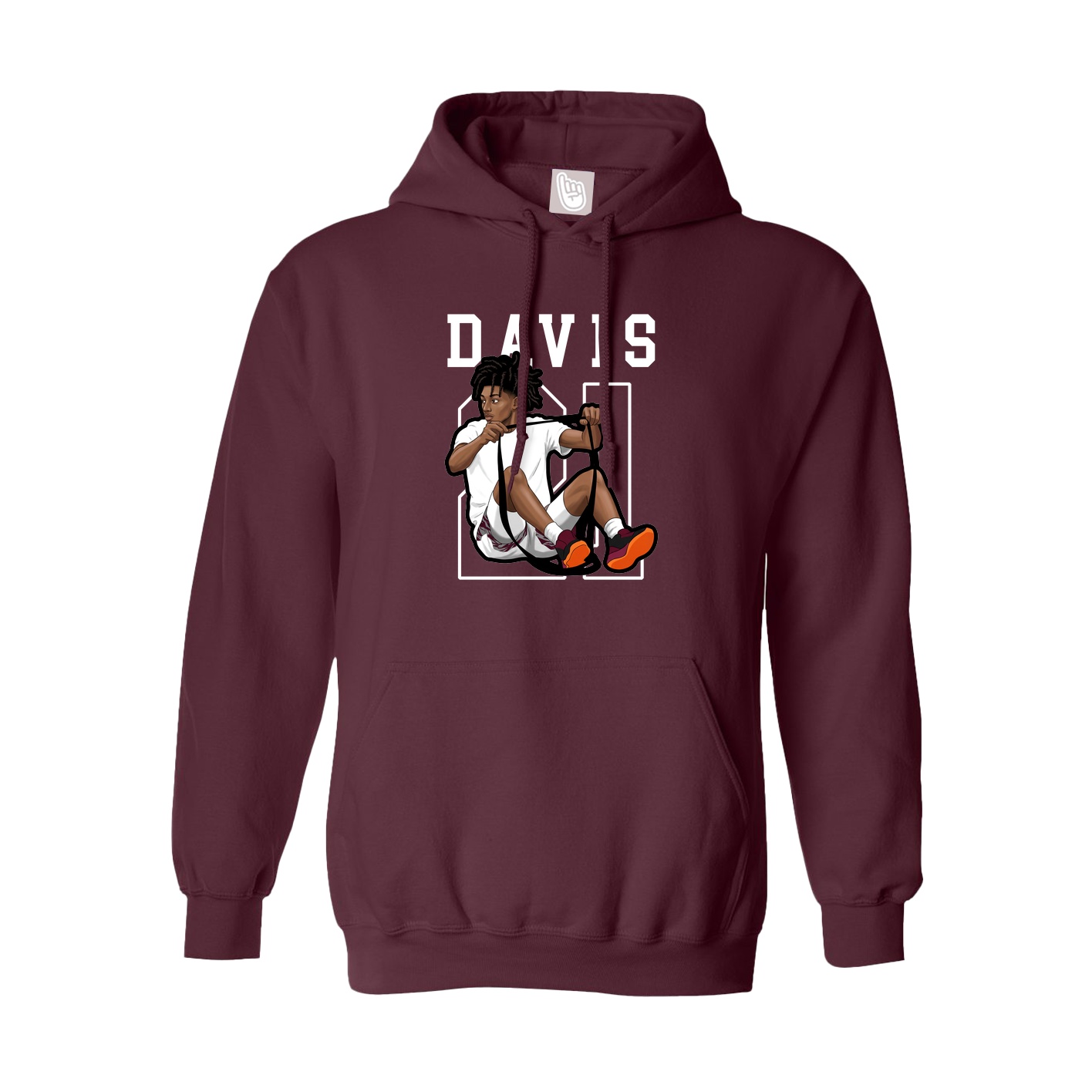 Youth Hoodie — Shirsey in Maroon