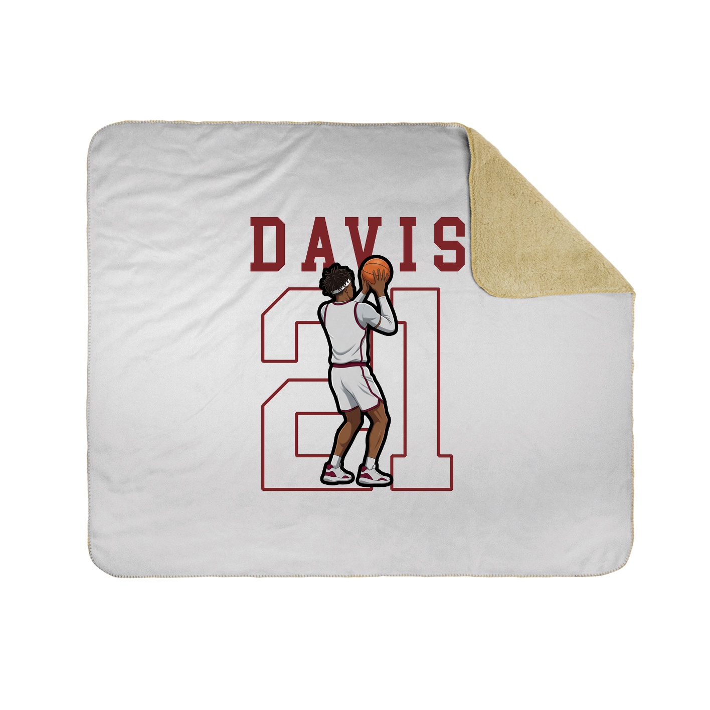 Throw Blanket — Shirsey in White