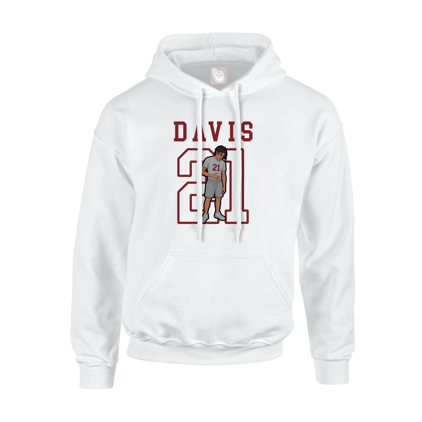 Hoodie — Shirsey in White