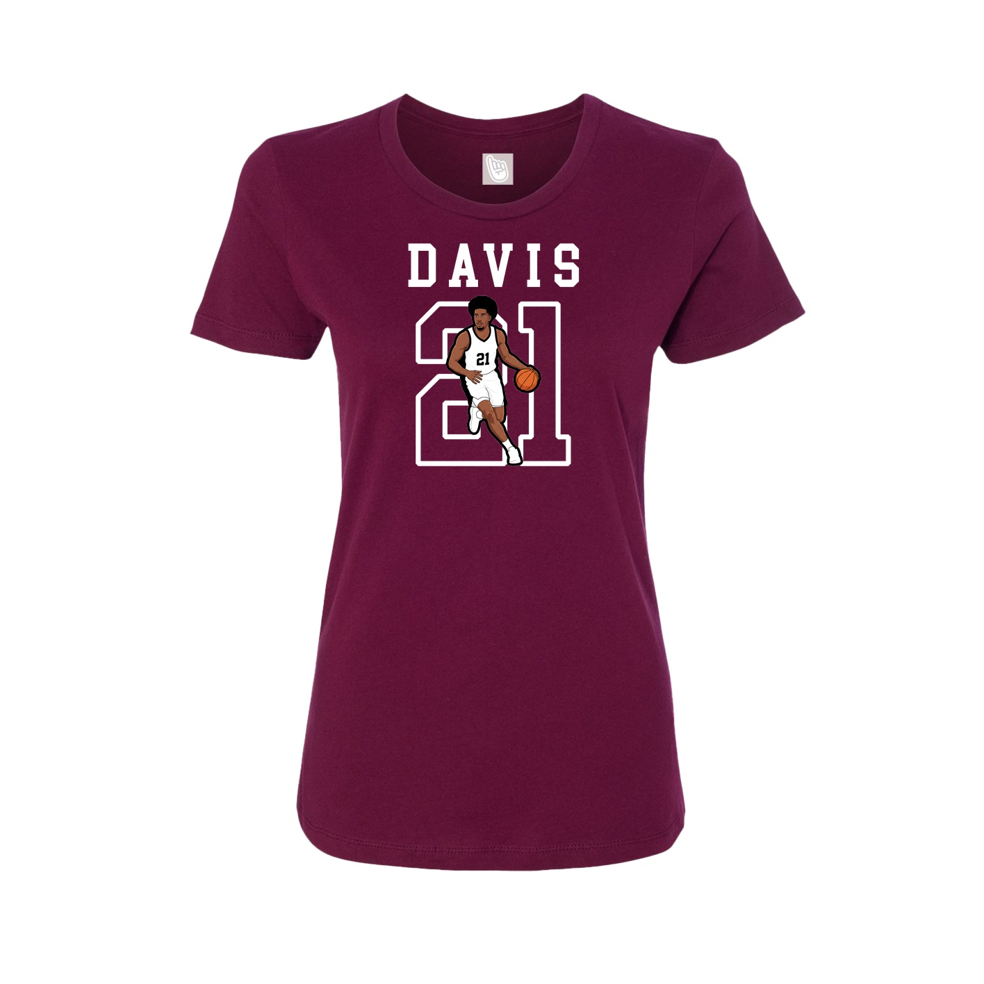 Fitted Women's Tee — Shirsey in Maroon