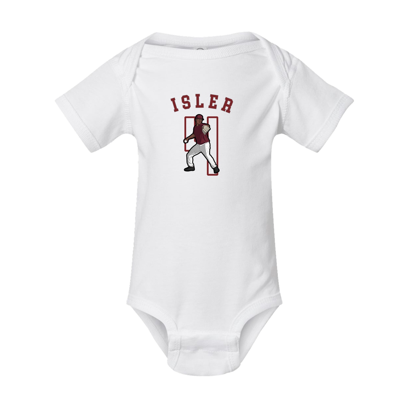 Baby Onesie — Shirsey Arch in White