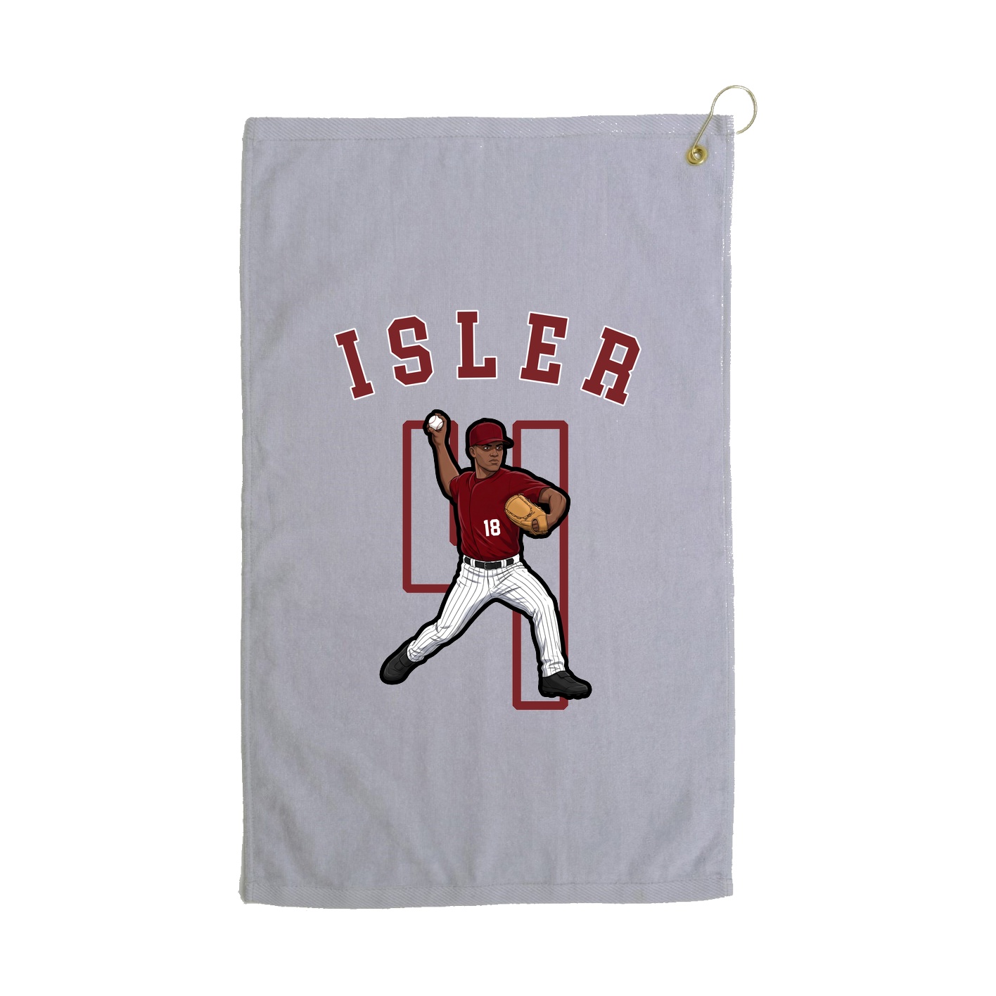 Golf Towel — Shirsey Arch in Grey