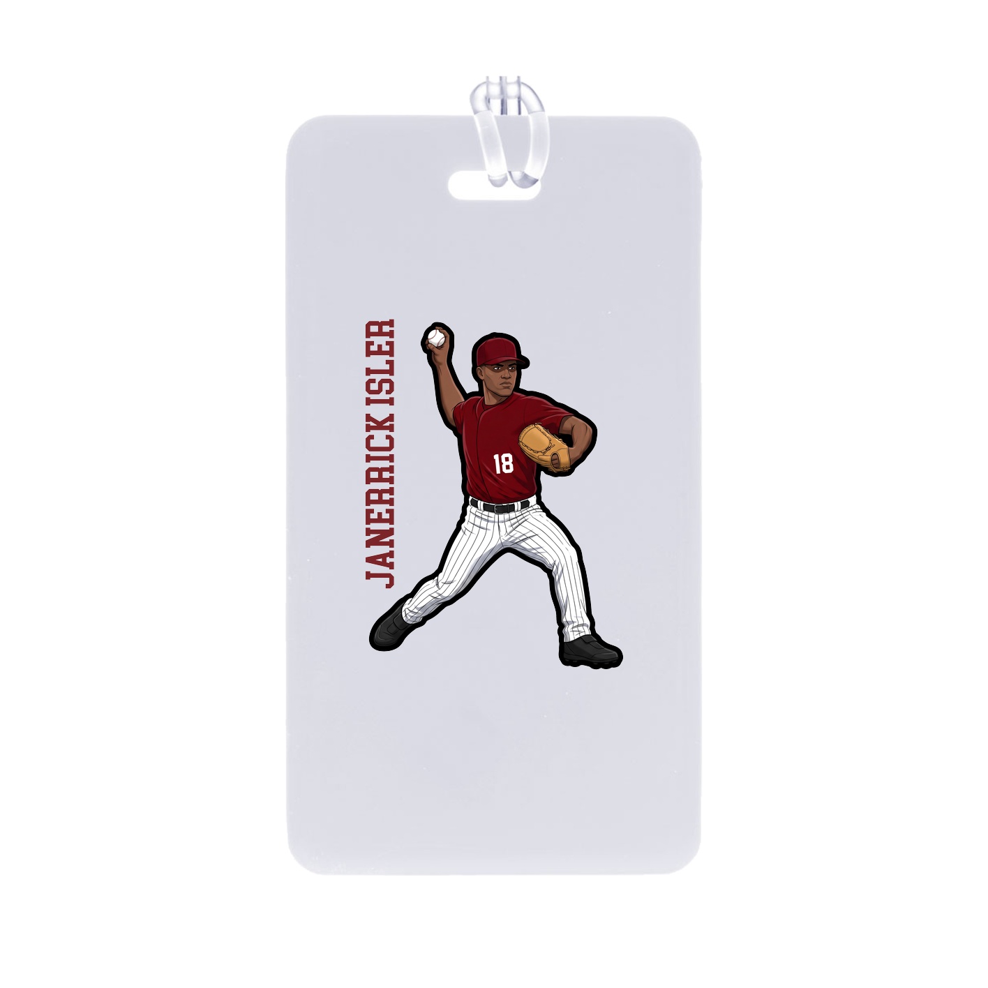 Bag Tag — Name Vertical in Classic