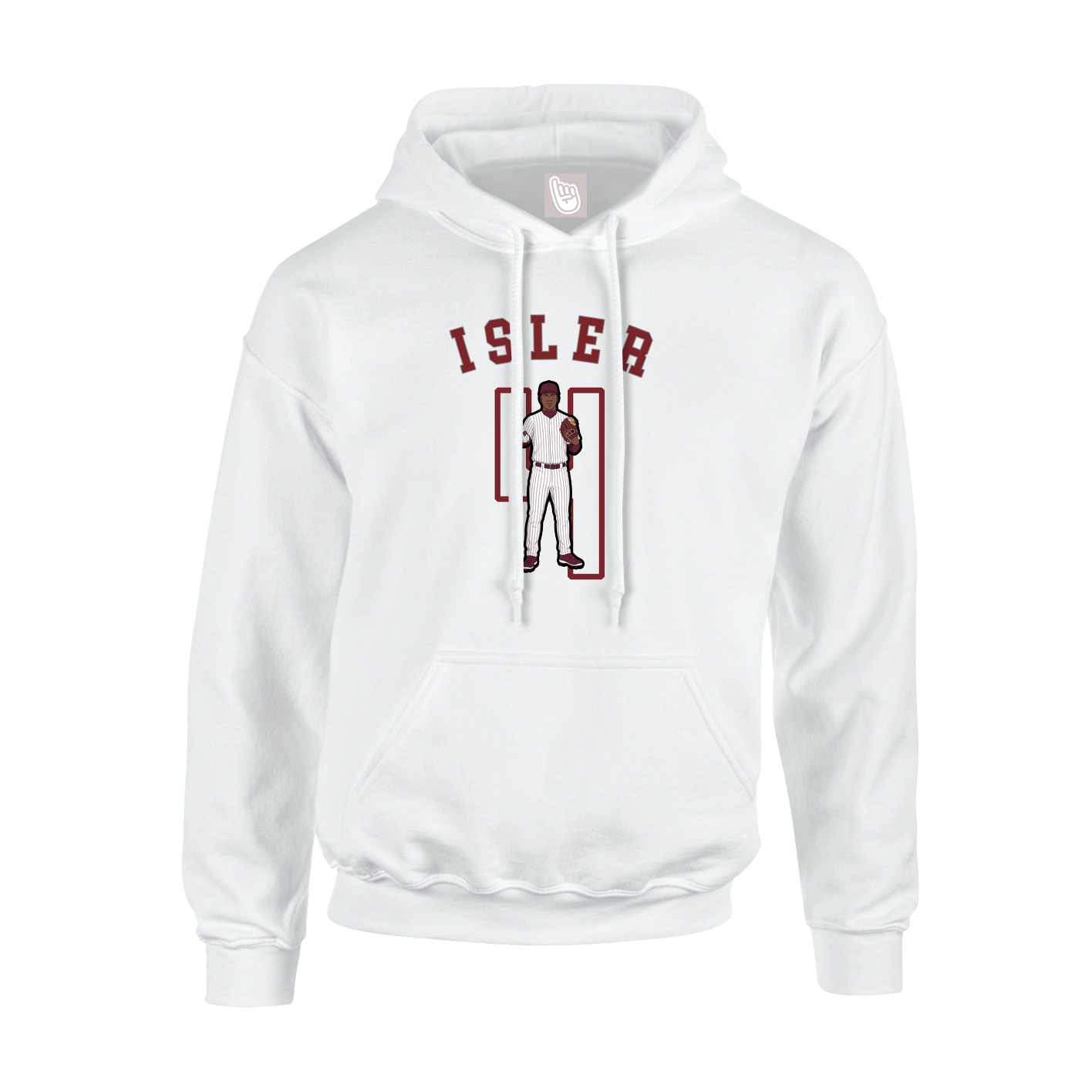 Hoodie — Shirsey Arch in White