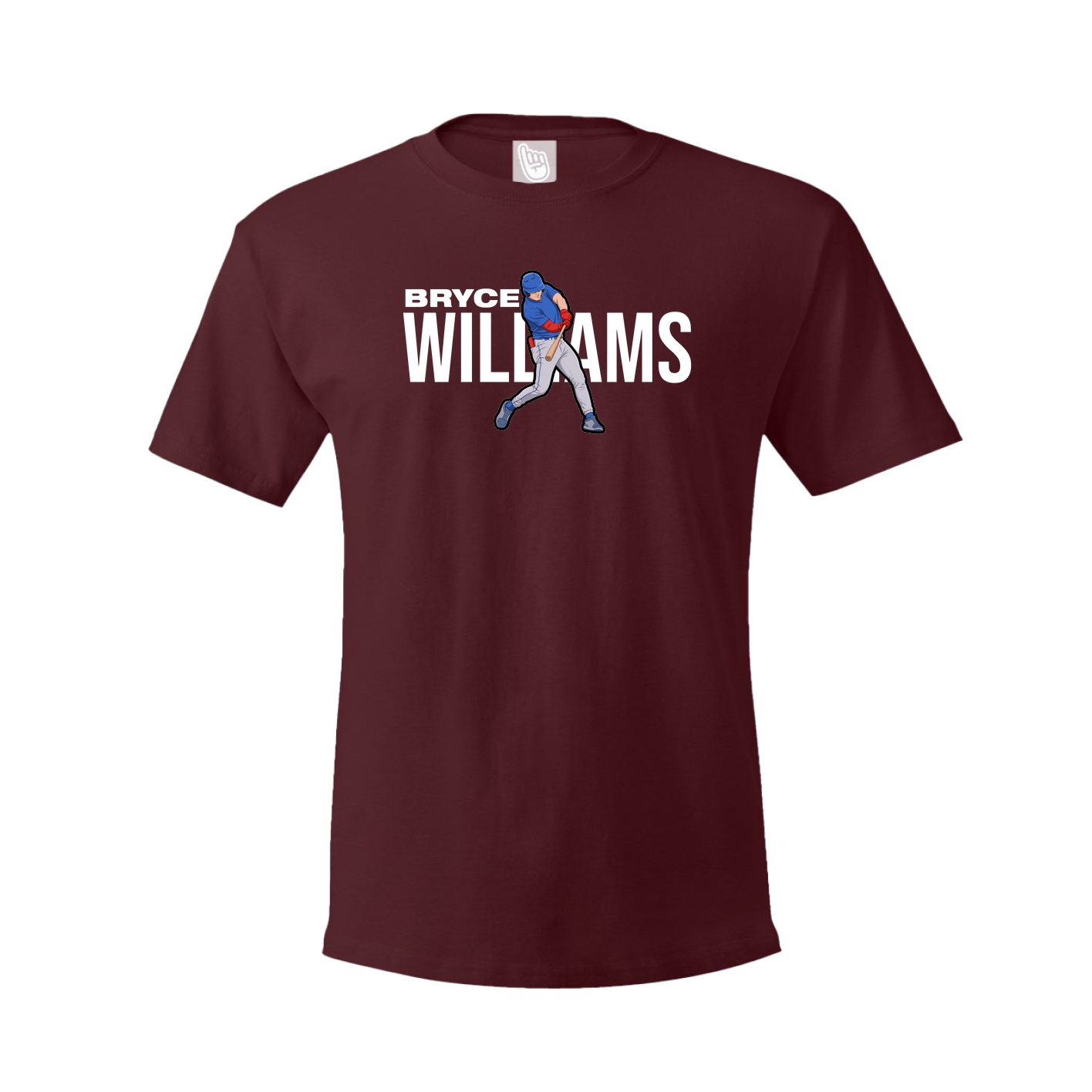 Tee — Player Name in Maroon