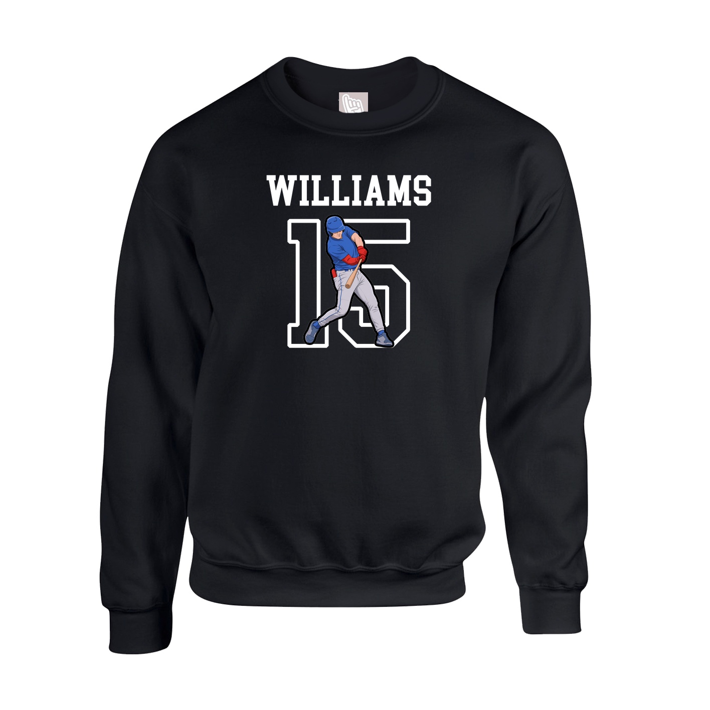 Fleece Crew — Shirsey in Black