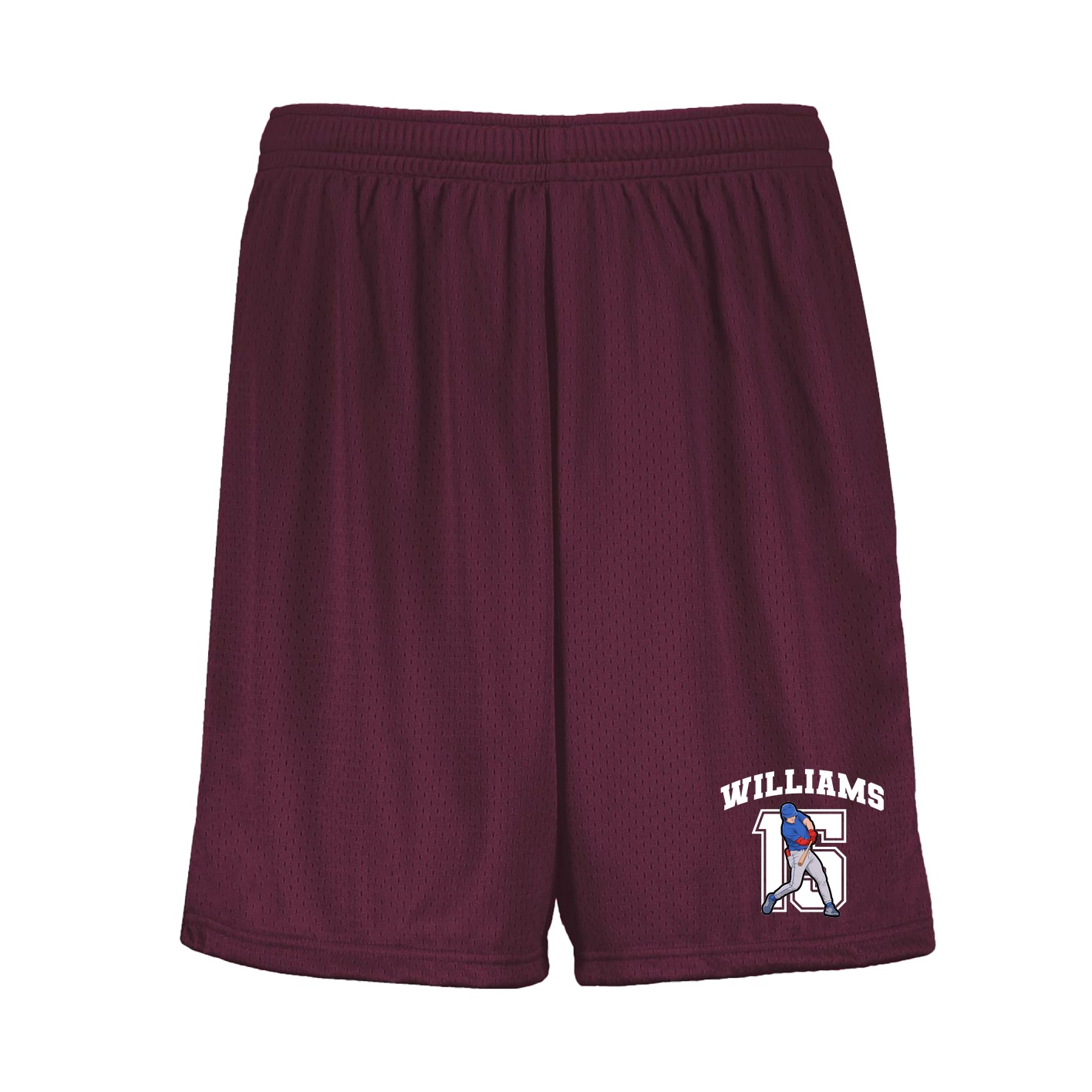 Shorts — Number in Maroon