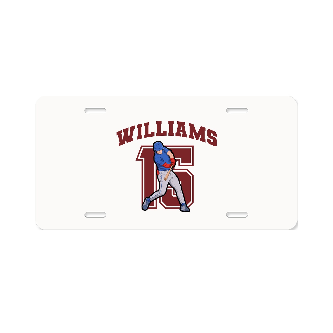 License Plate — Number in Classic
