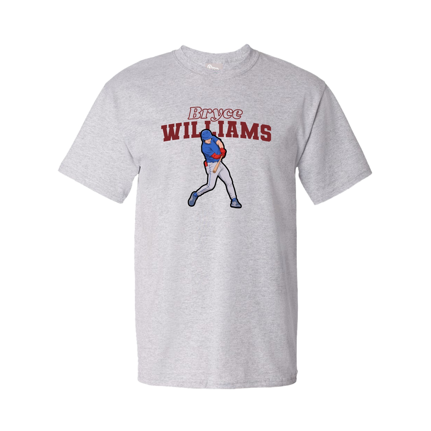 Tee — Name Arch in Grey