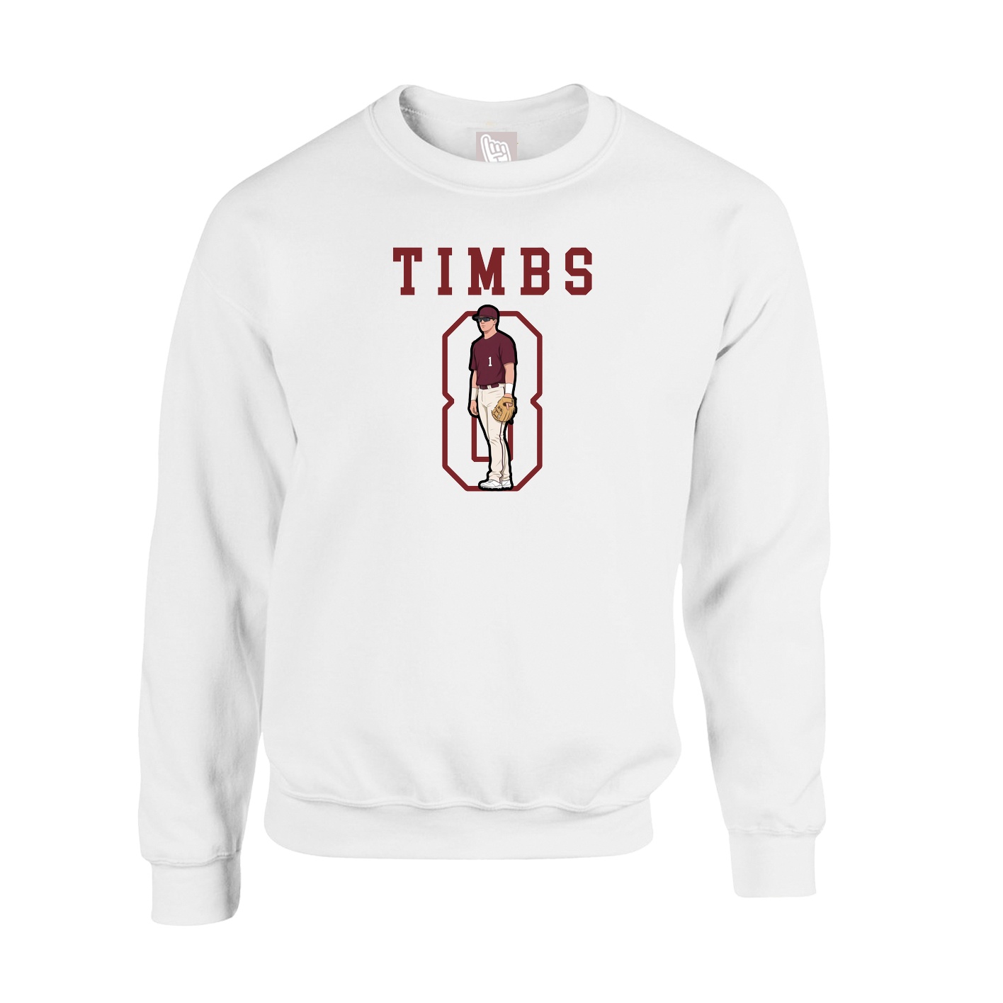Fleece Crew — Shirsey in White