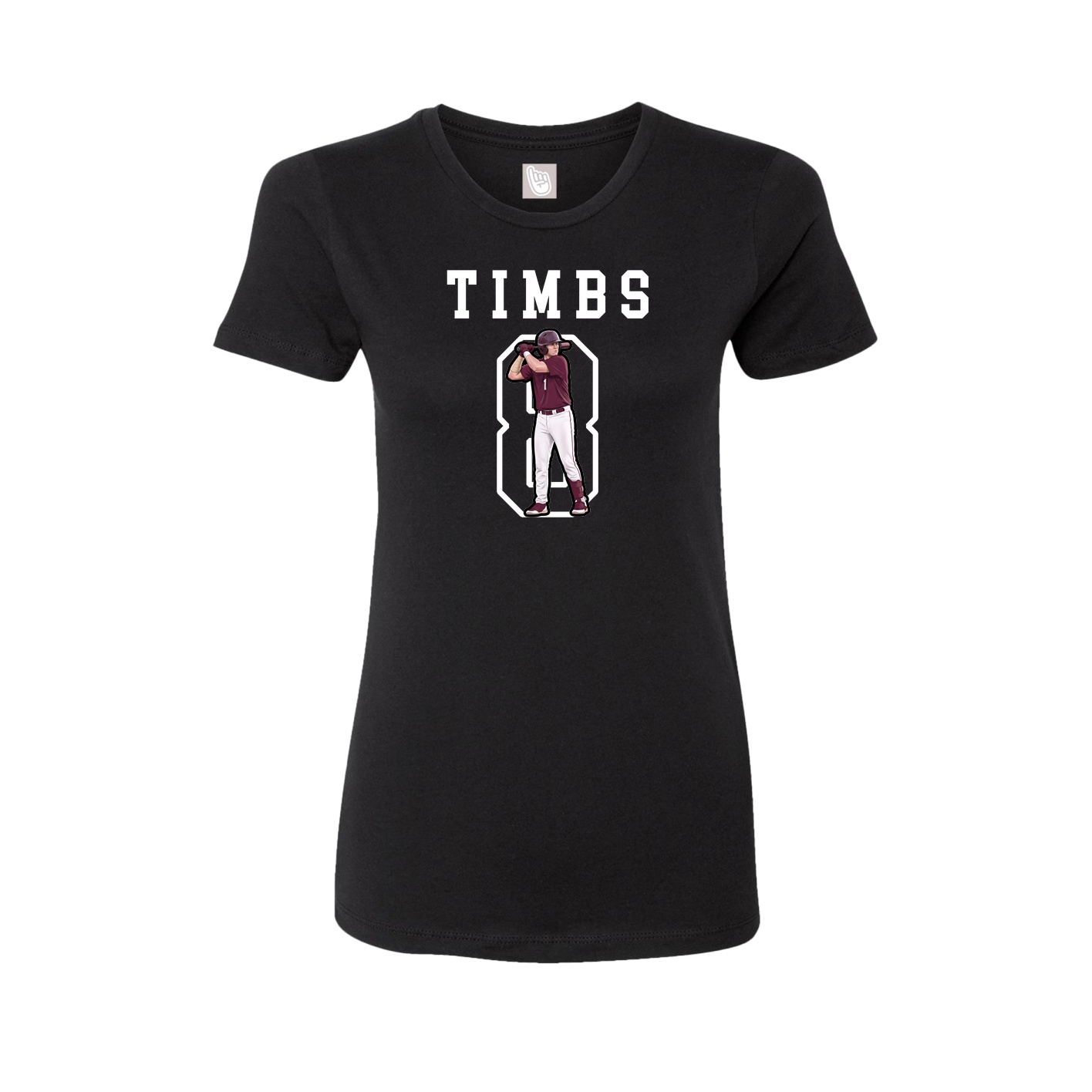 Fitted Women's Tee — Shirsey in Black