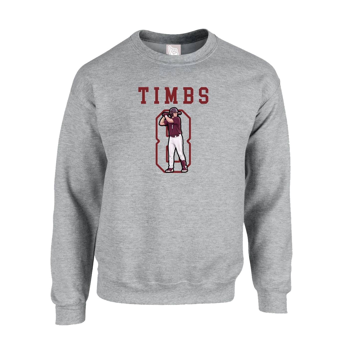 Fleece Crew — Shirsey in Grey