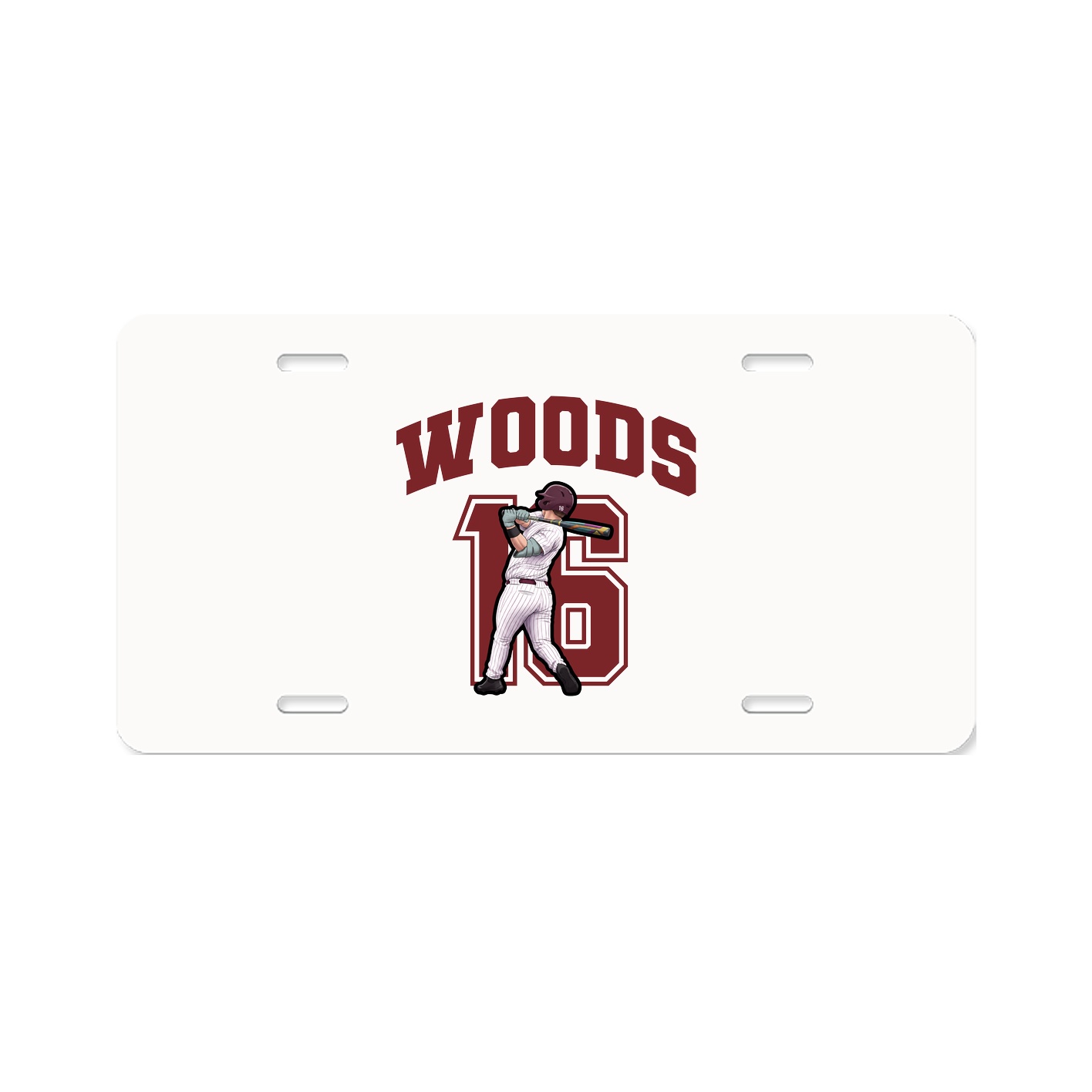 License Plate — Number in Classic